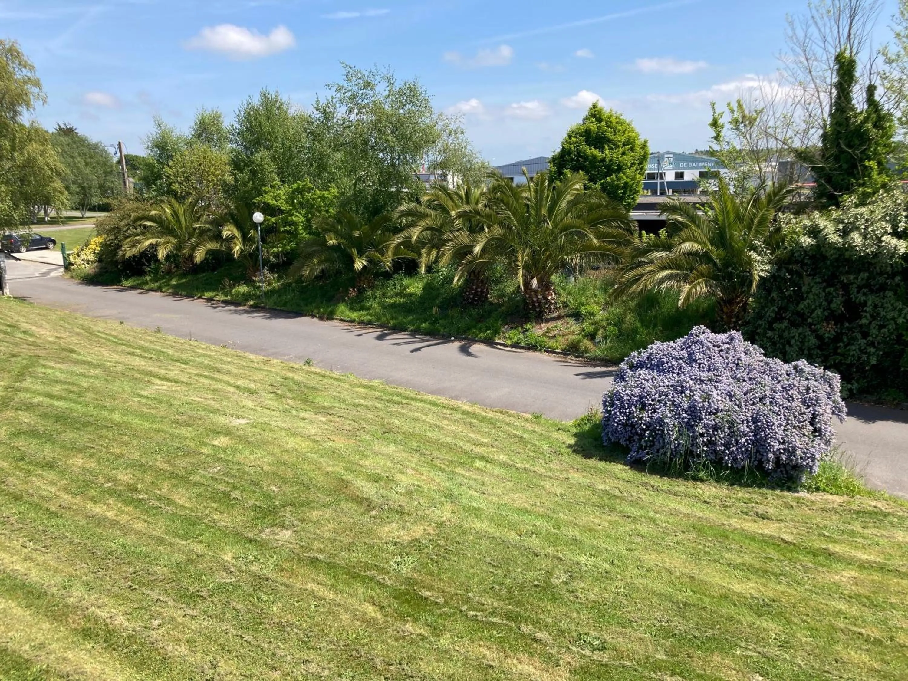 Garden in Hôtel Fontaine, Morlaix