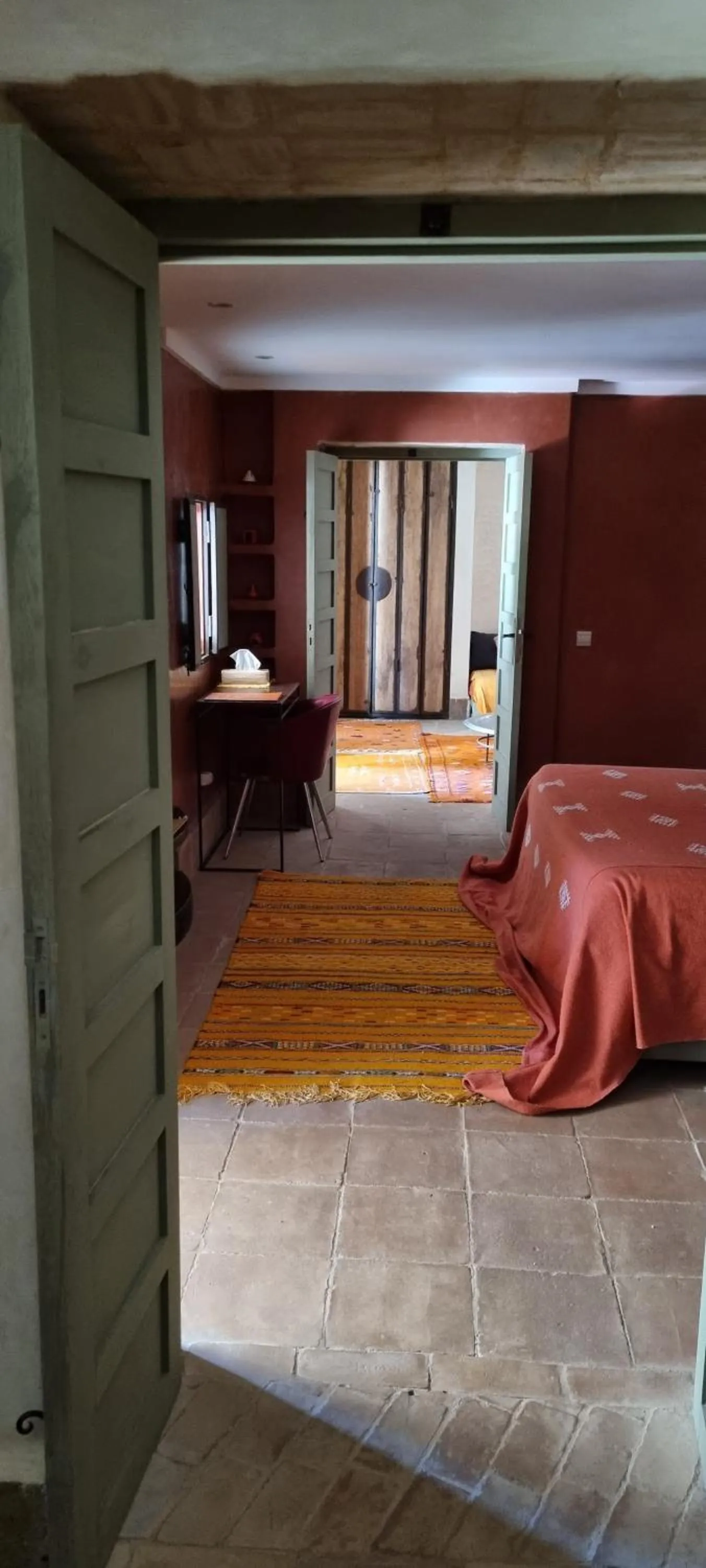 Bed in Les Trois Paons