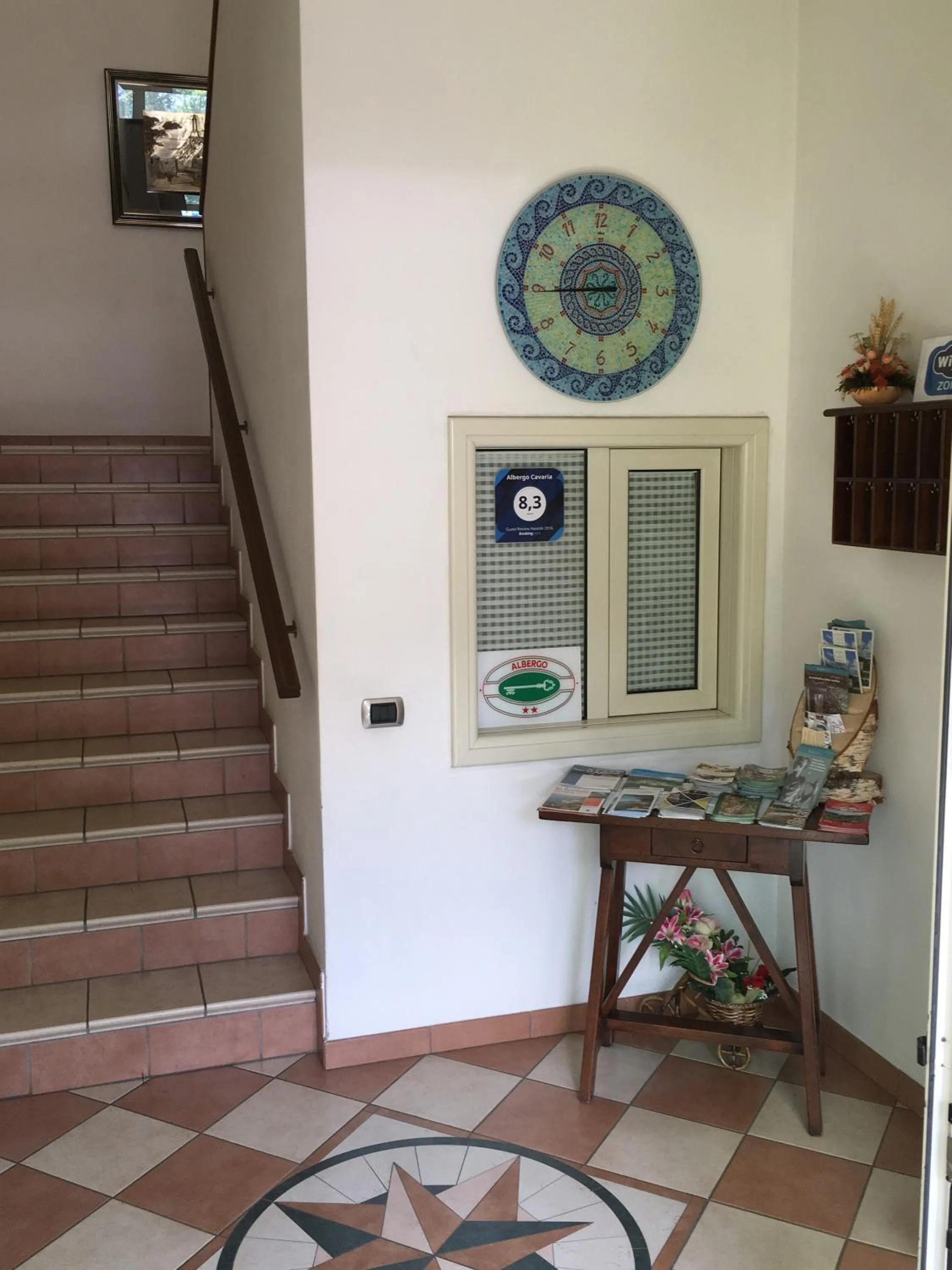 Lobby or reception in Hotel Cavaria
