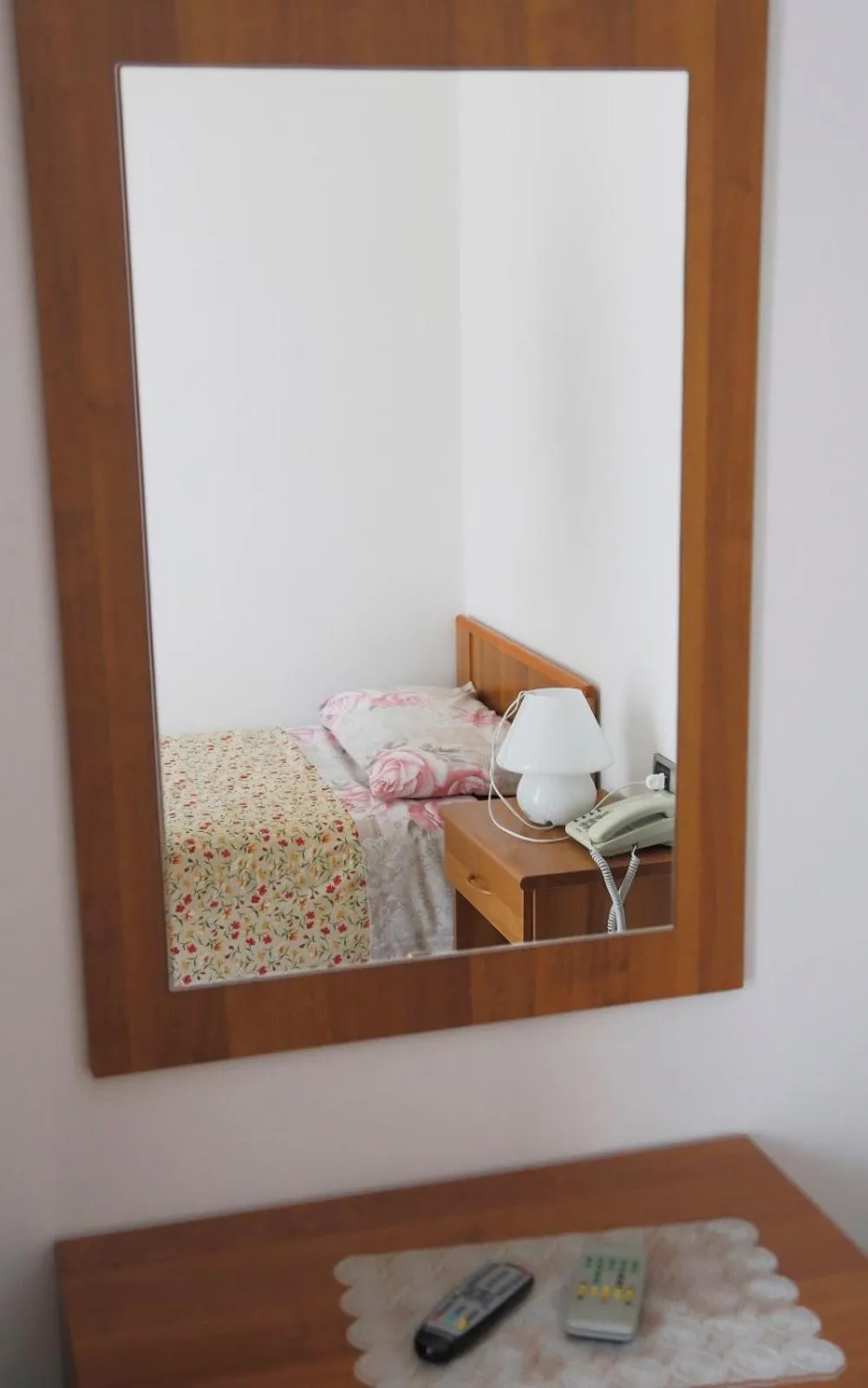 Bed in Hotel Cavaria