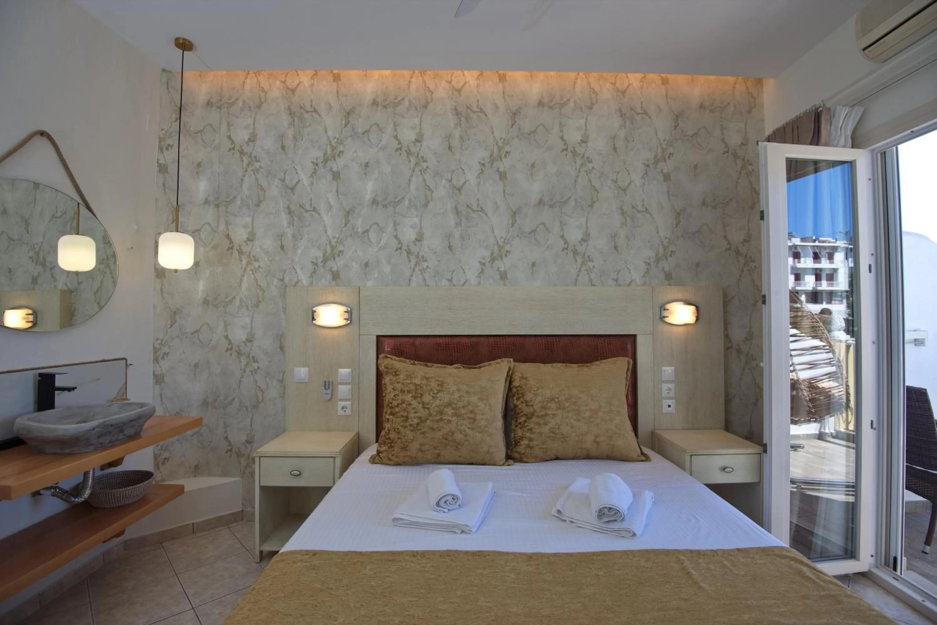 Bed in Pension Votsi