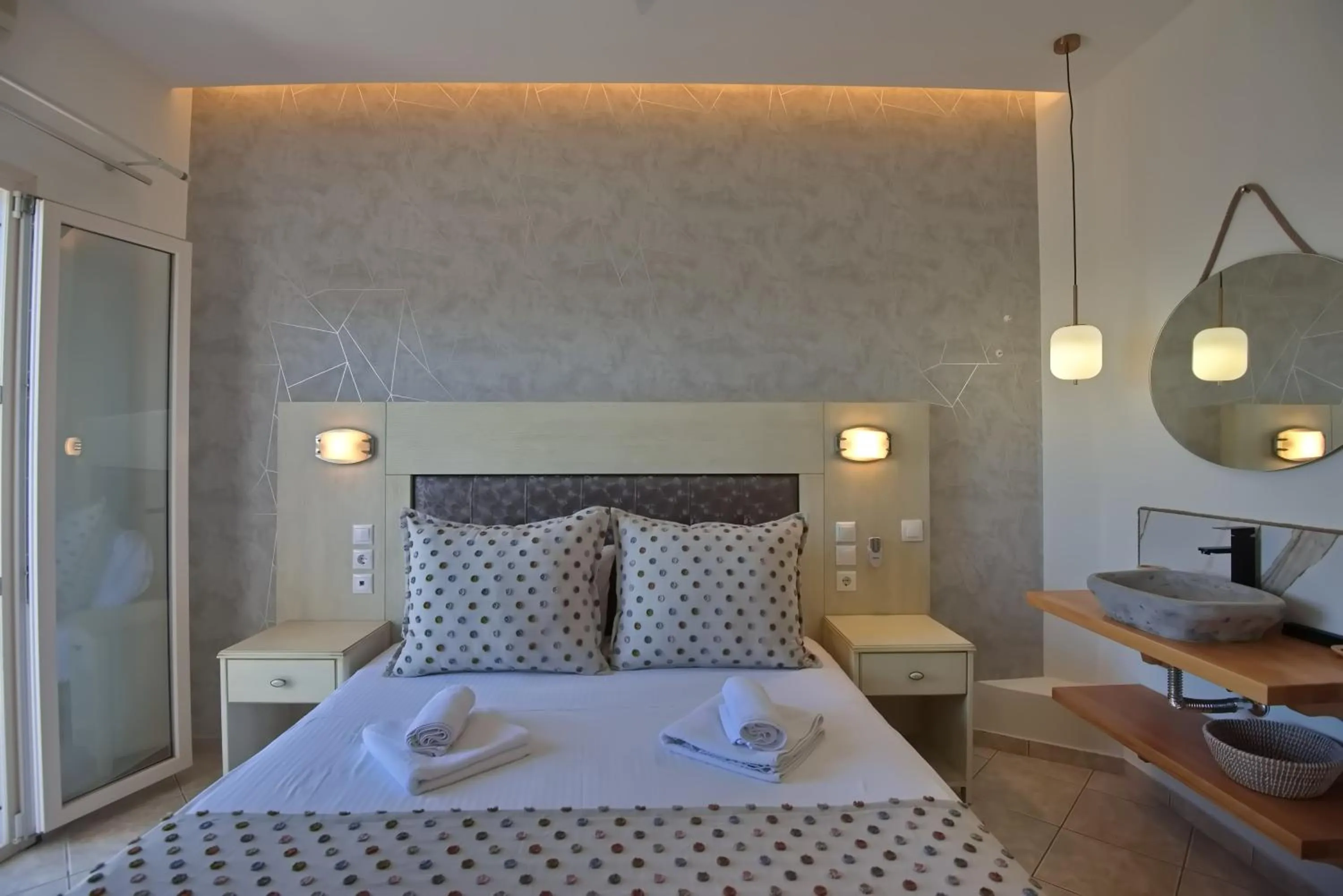 Bed in Pension Votsi