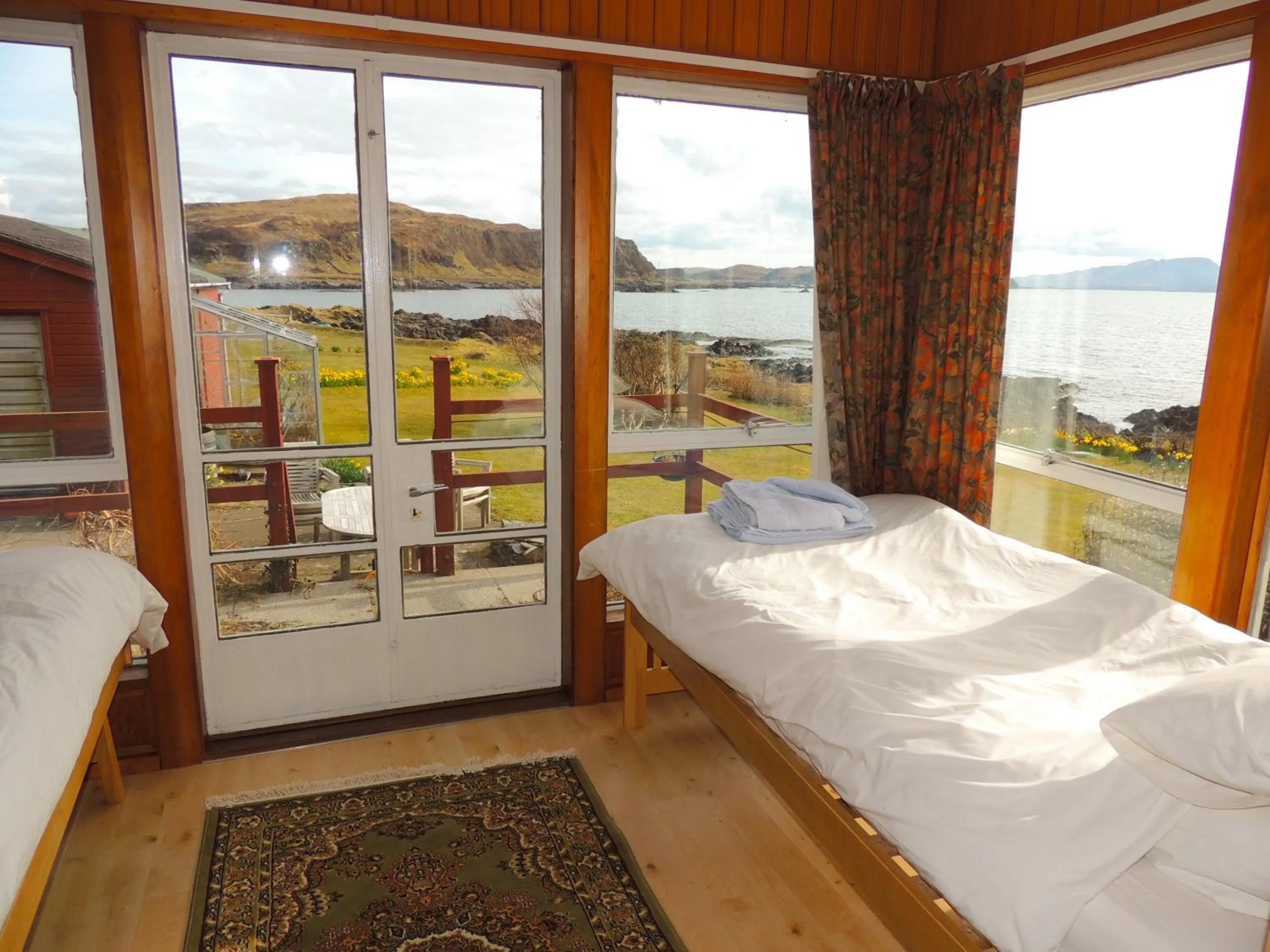 Bed in Atlantic Bay Cottage