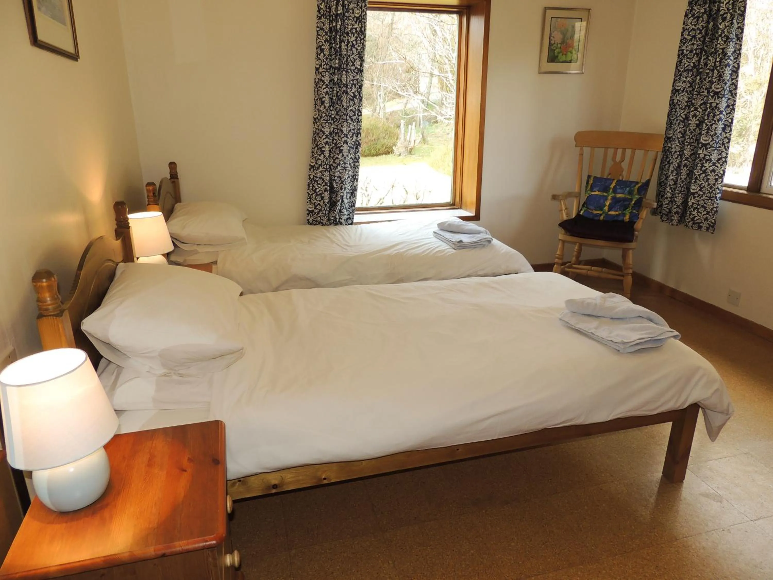 Bed in Atlantic Bay Cottage
