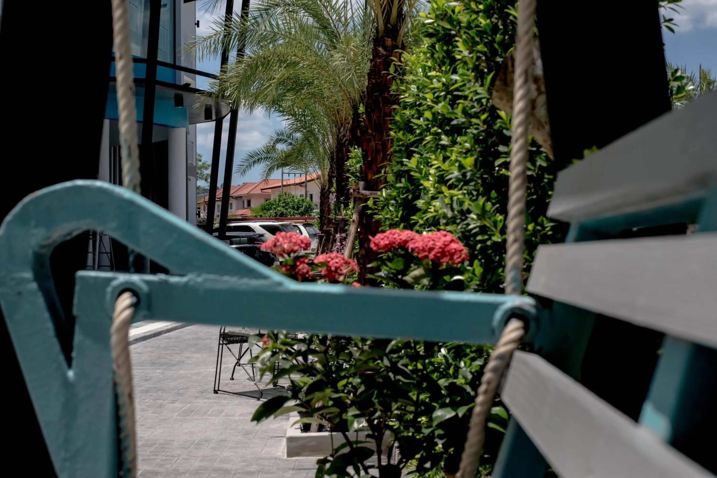 Seating area in Baan Yamoo Ranong