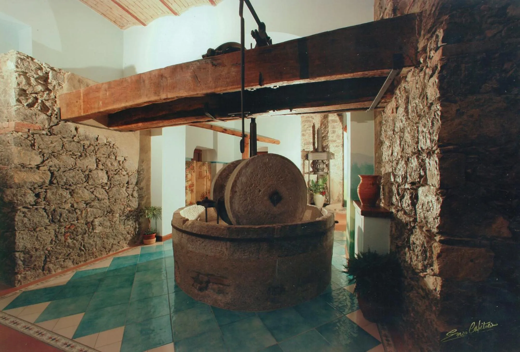 Decorative detail in Hotel Del Sole Al Plebiscito