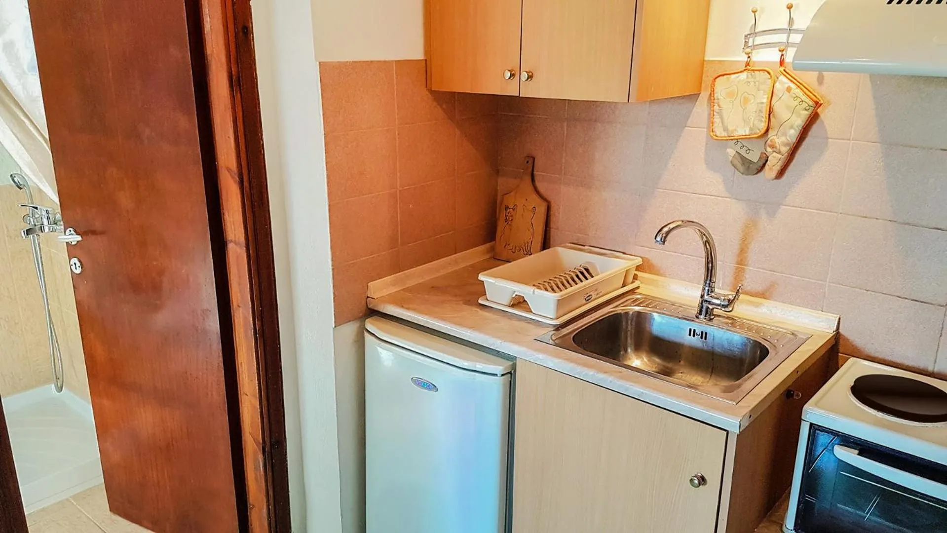 Kitchen or kitchenette in Villa Panorea