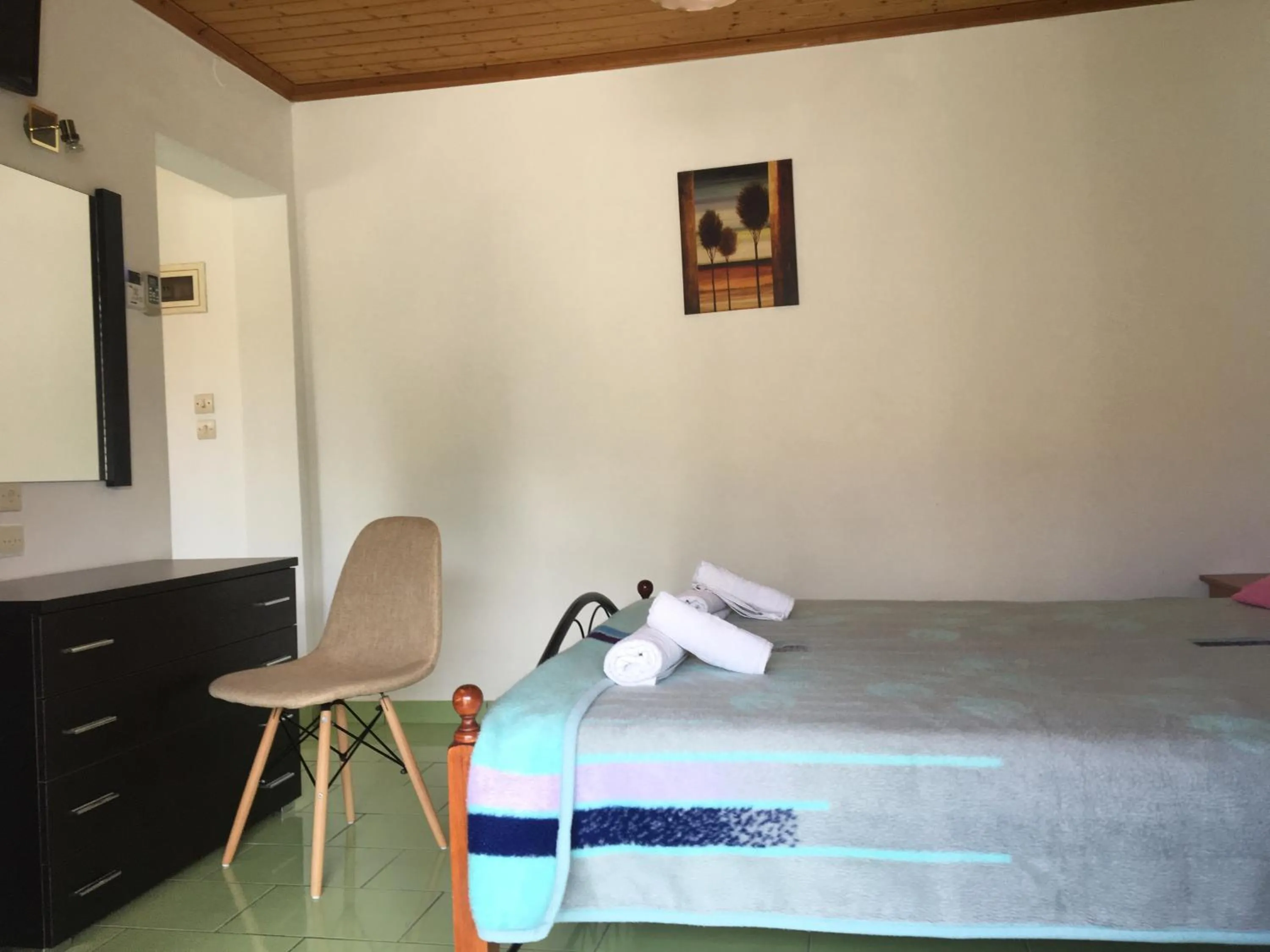 Bedroom, Bed in Villa Panorea
