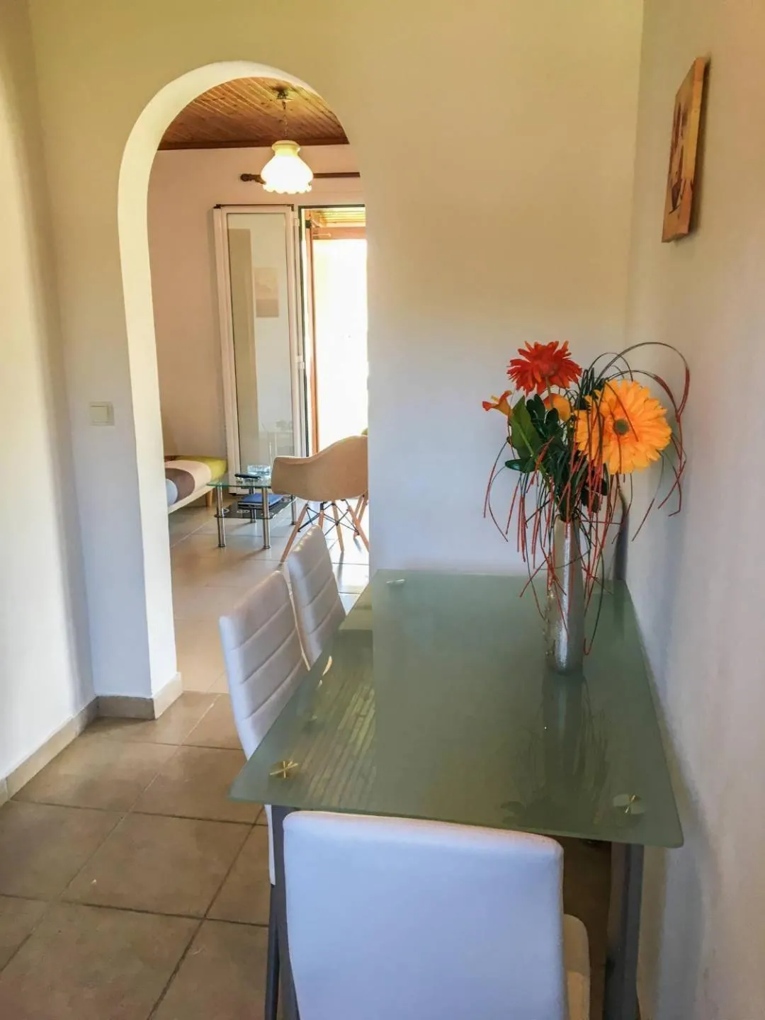 Kitchen or kitchenette in Villa Panorea