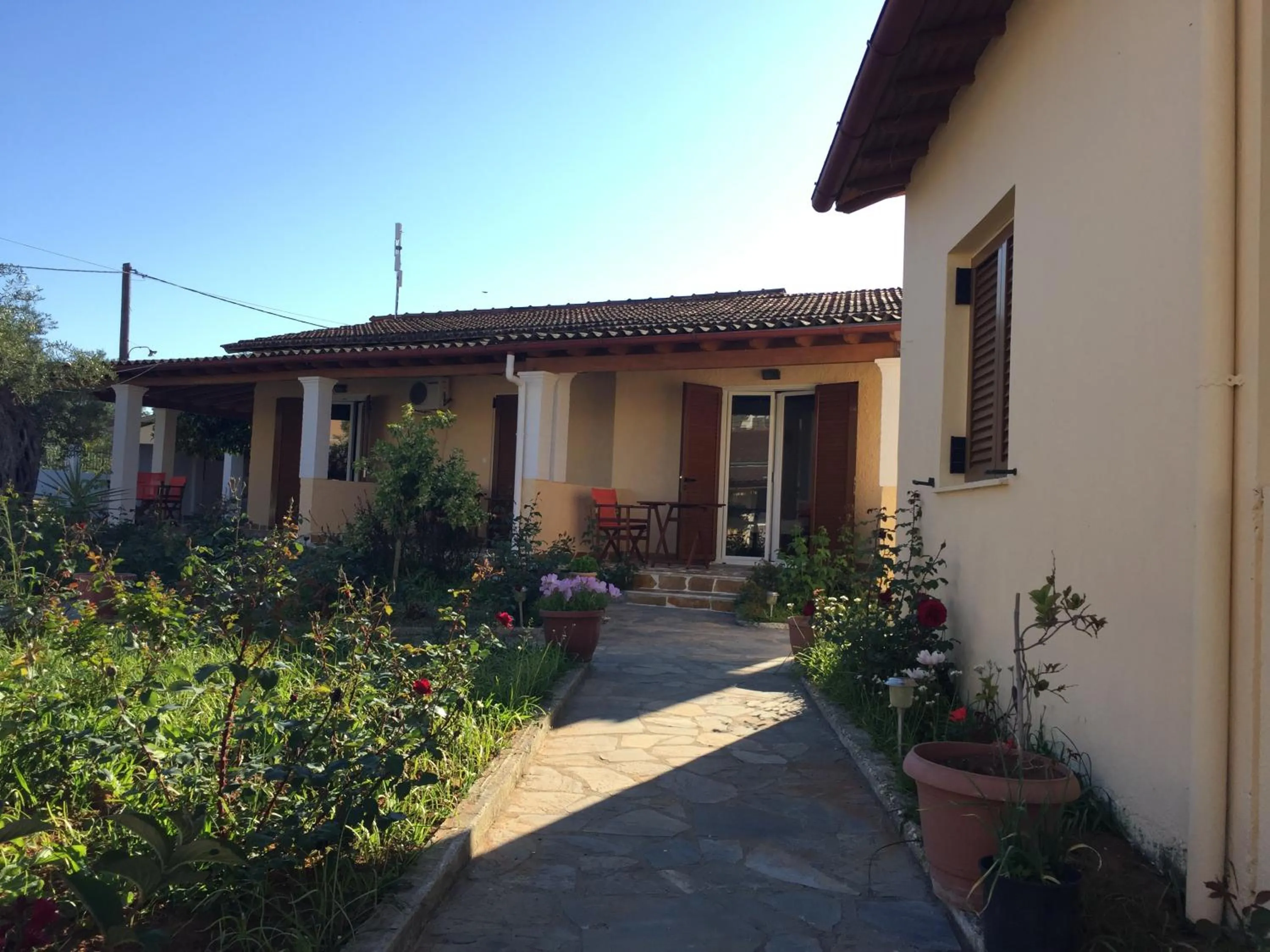 Garden view in Villa Panorea