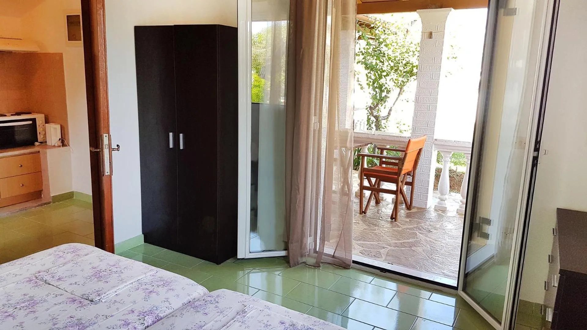 Bedroom, Bed in Villa Panorea