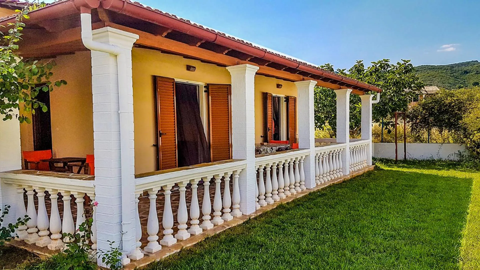 Garden view in Villa Panorea