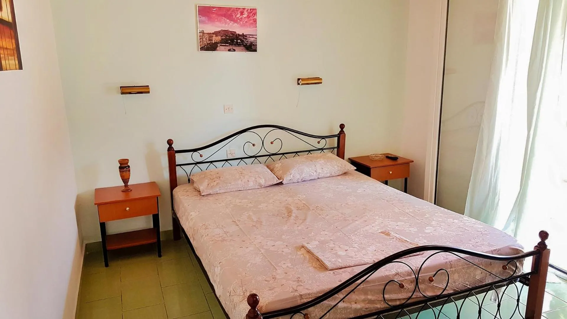 Bedroom, Bed in Villa Panorea
