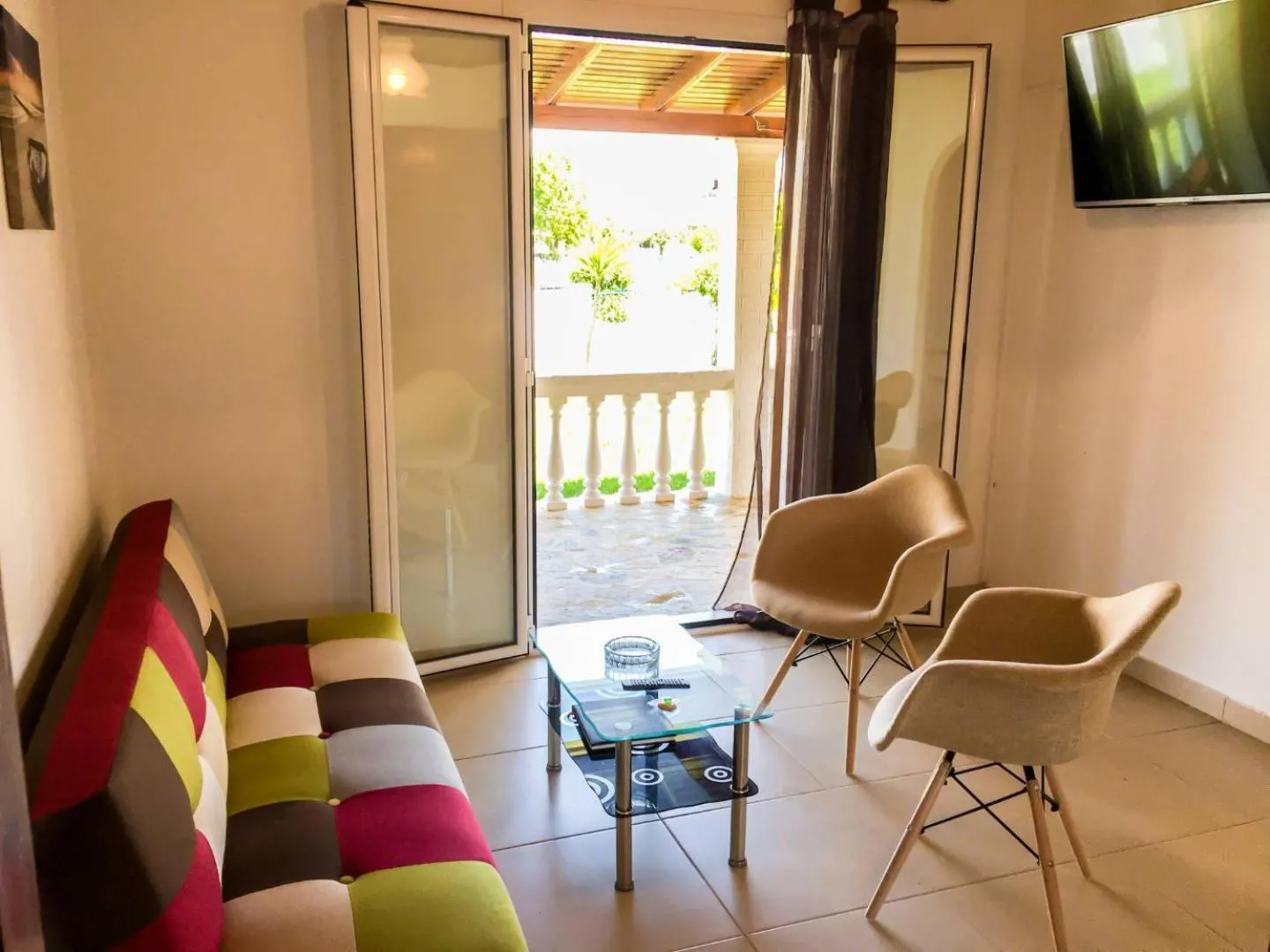 Living room in Villa Panorea