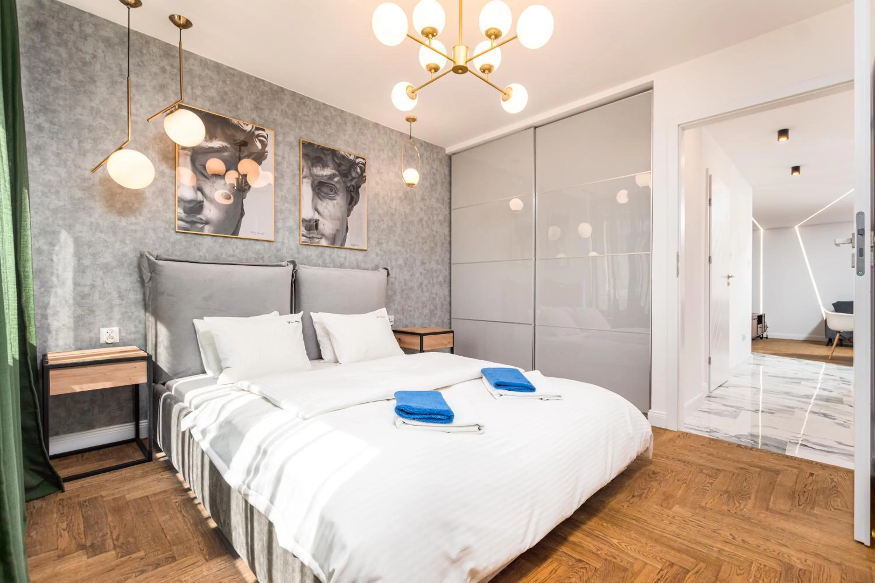 Bed in Apartament Moniuszki by Your Freedom