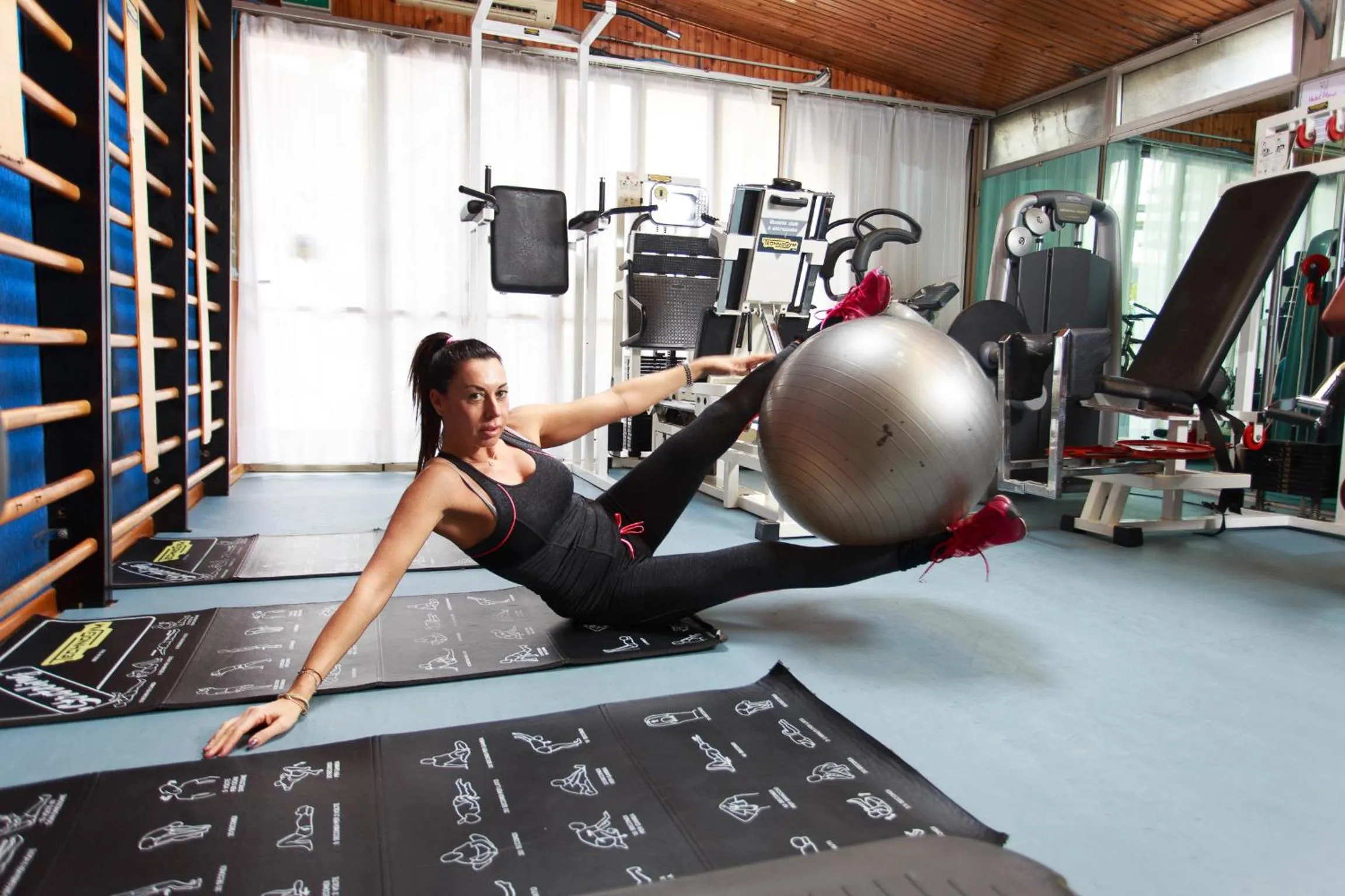 Fitness centre/facilities in Hotel Flora