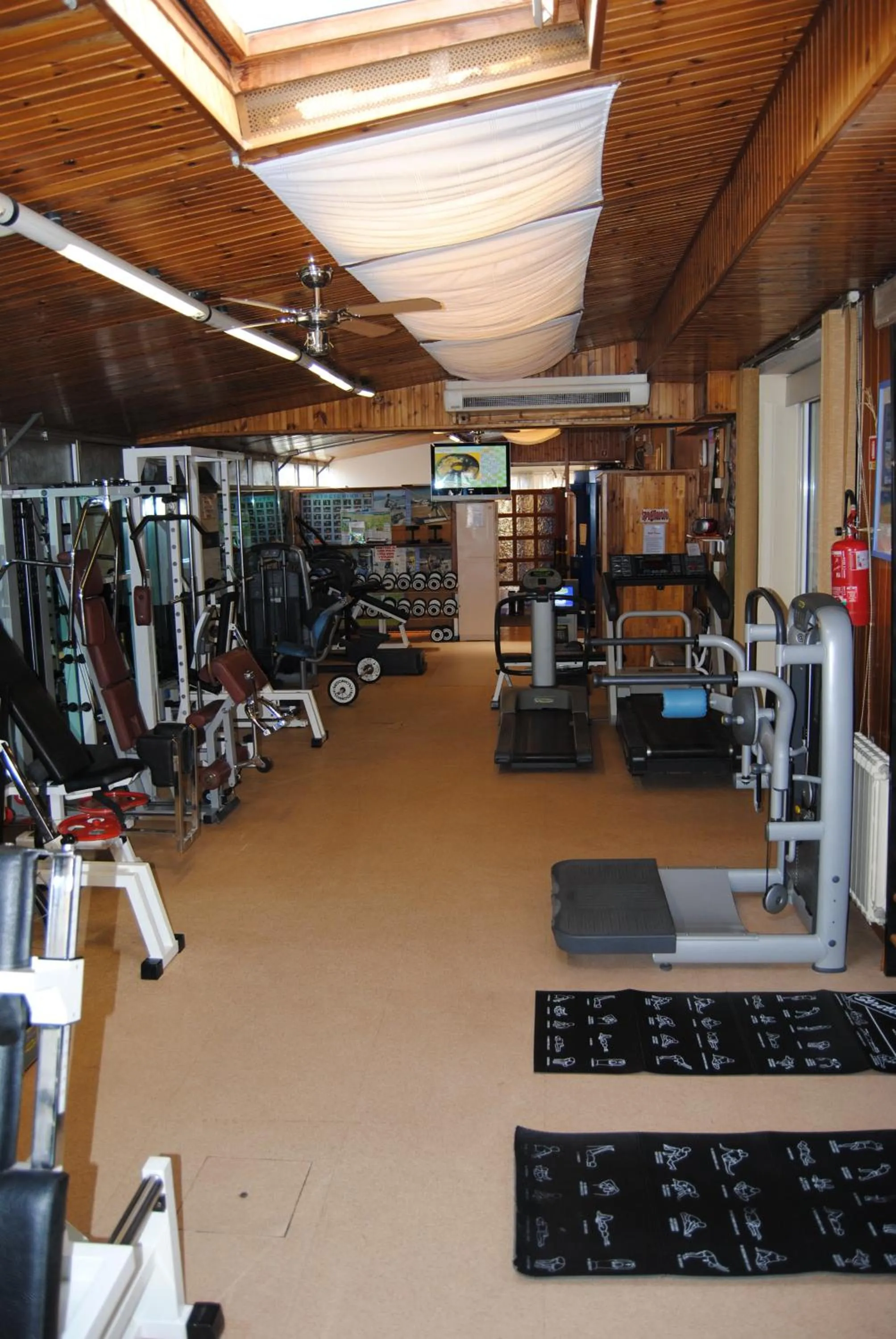 Fitness centre/facilities in Hotel Flora