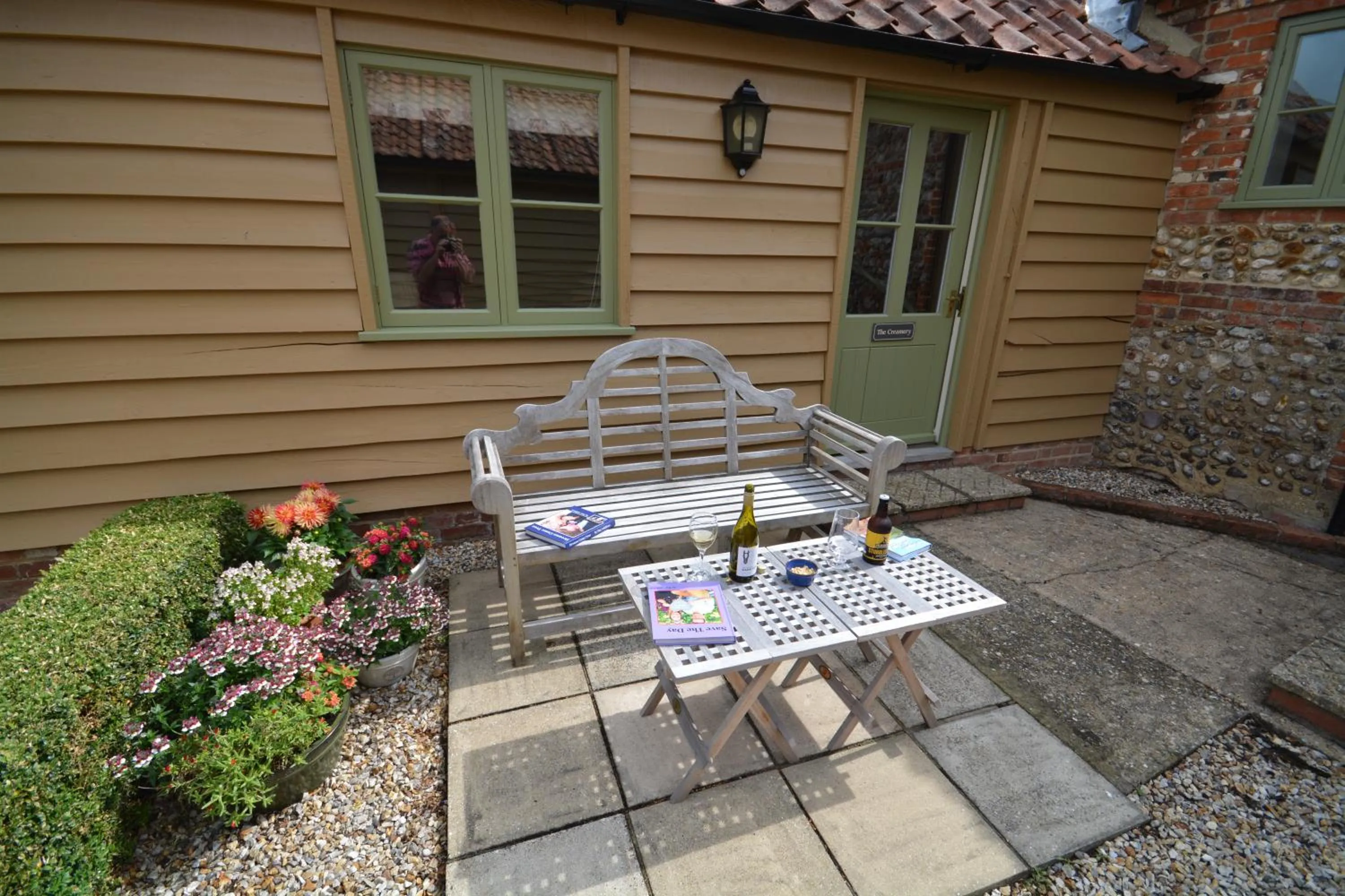 Patio in Jex Farmhouse B&B