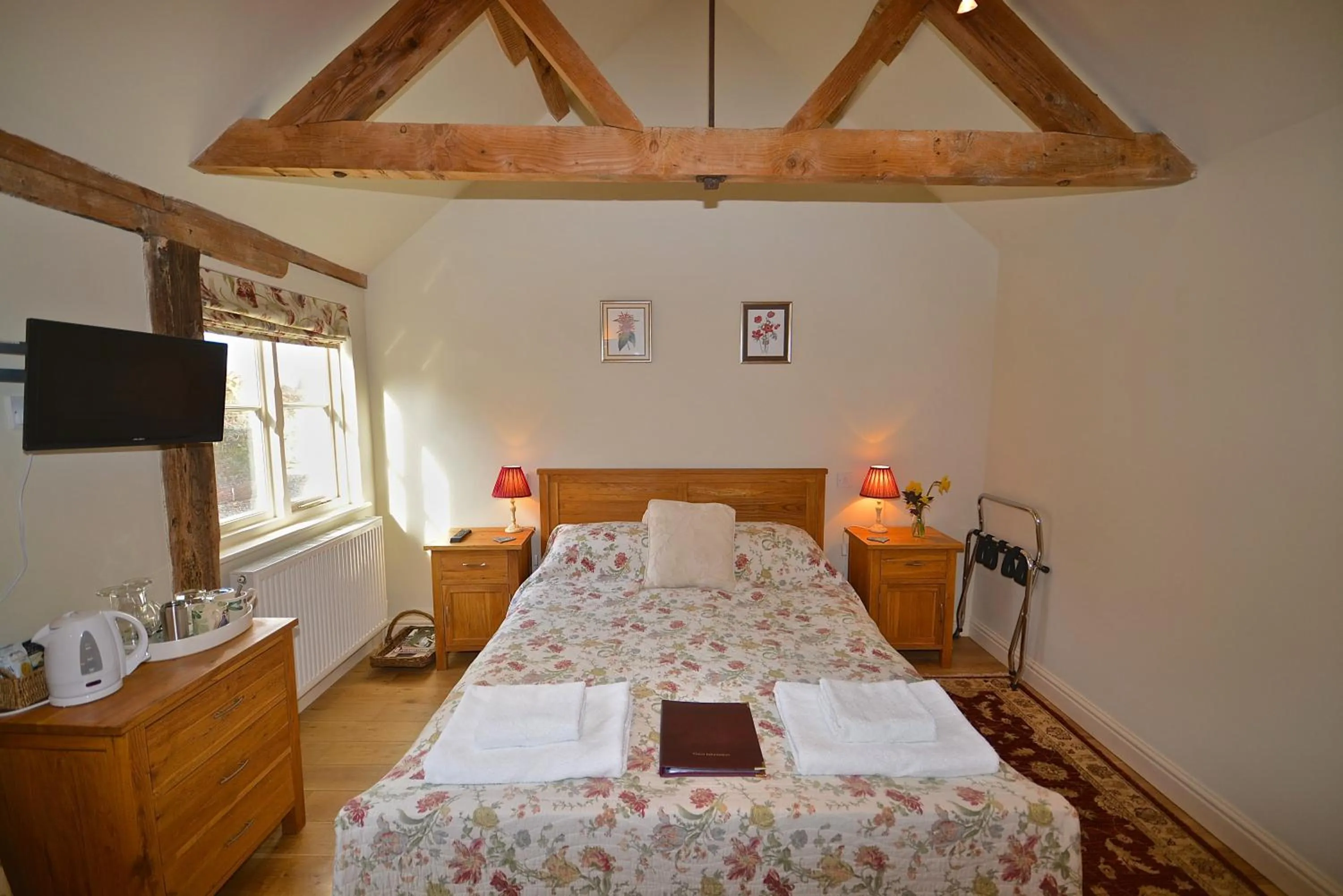 Bed in Jex Farmhouse B&B