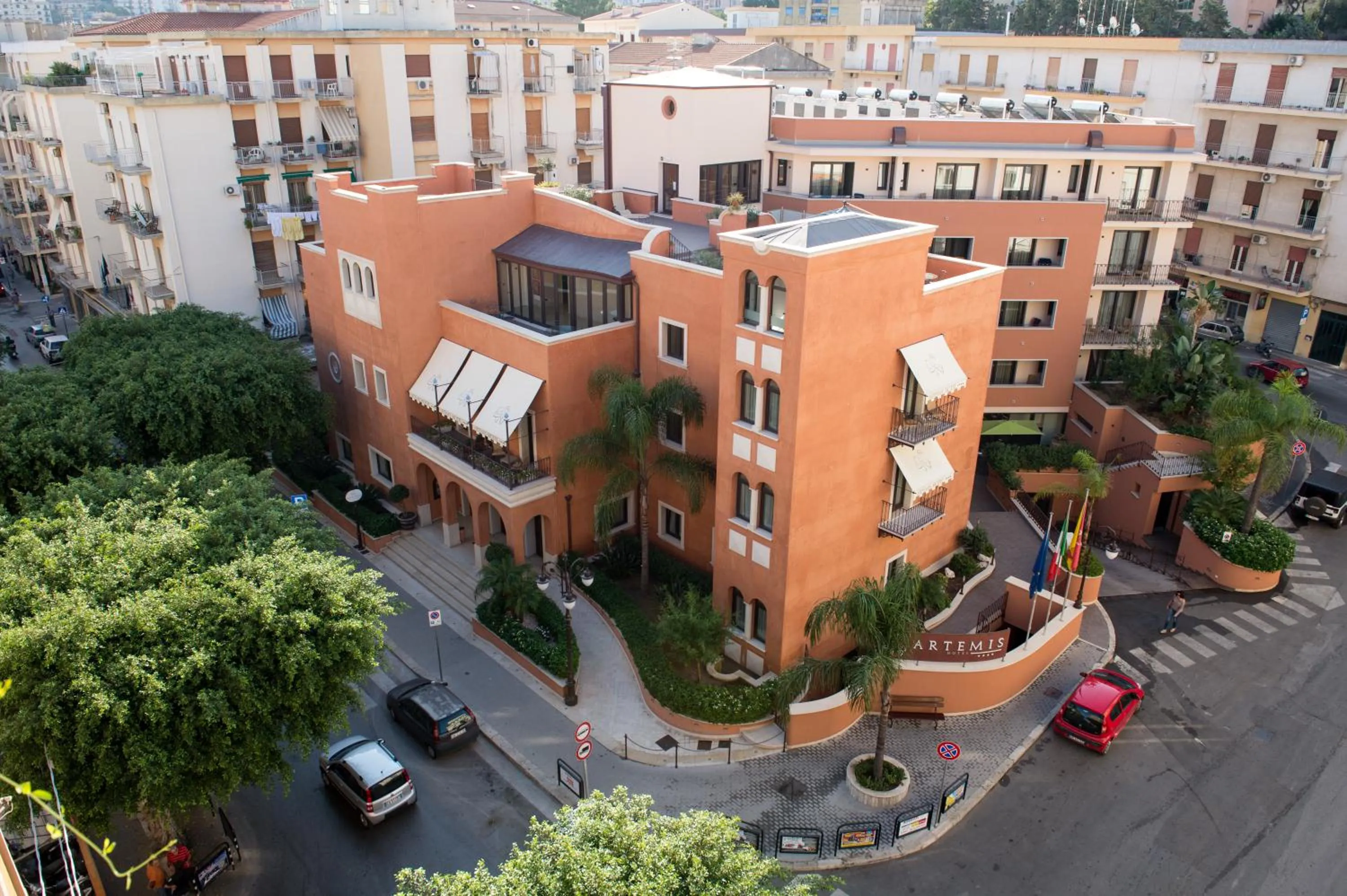 Bird's eye view in Artemis Hotel