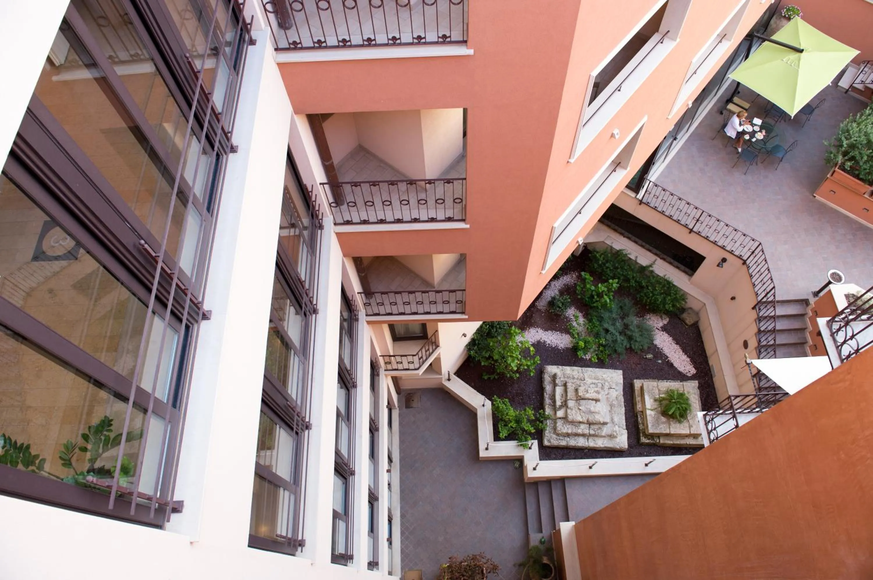 Bird's eye view in Artemis Hotel