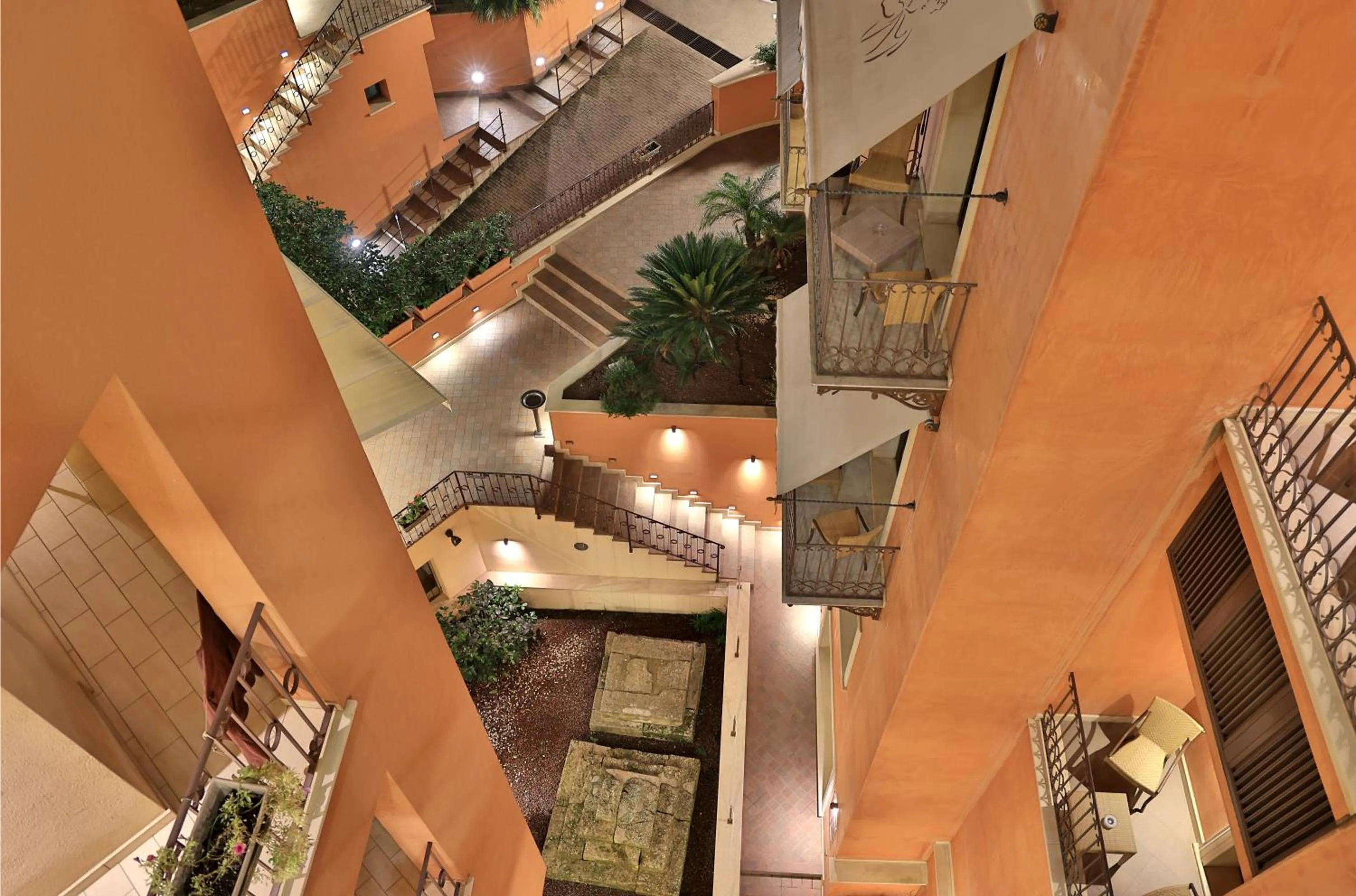 Bird's eye view in Artemis Hotel