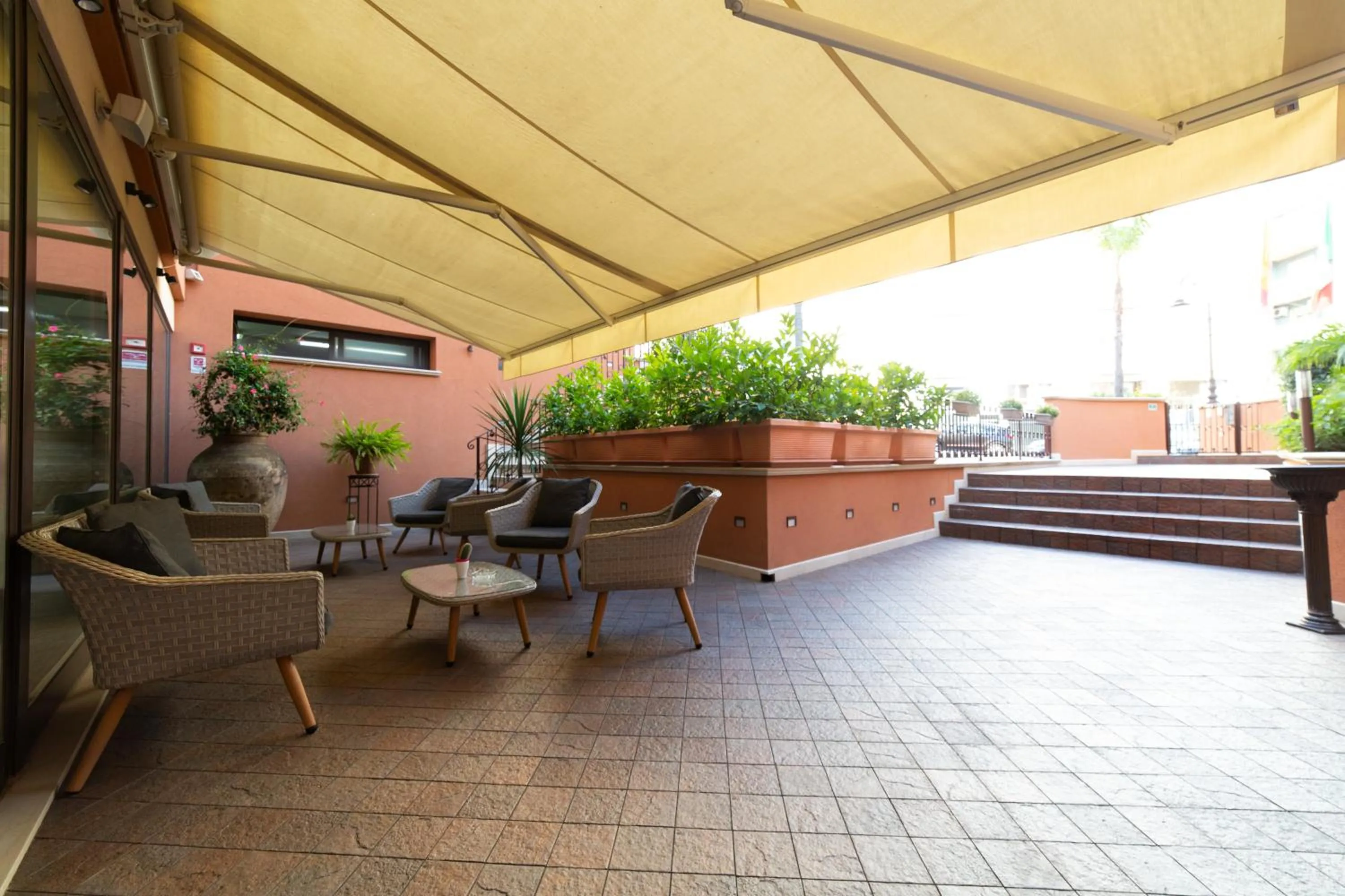 Patio in Artemis Hotel