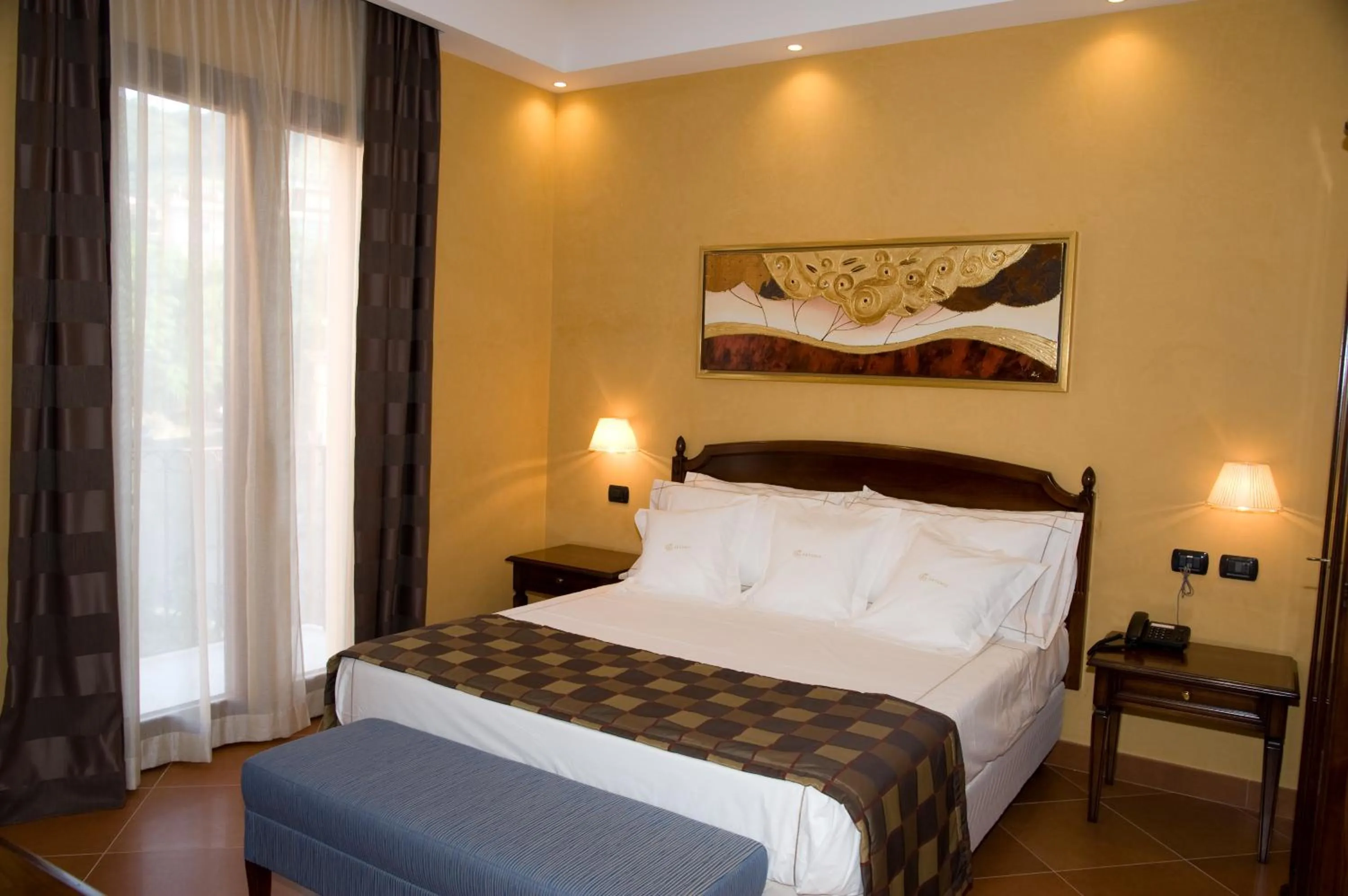 Bed in Artemis Hotel