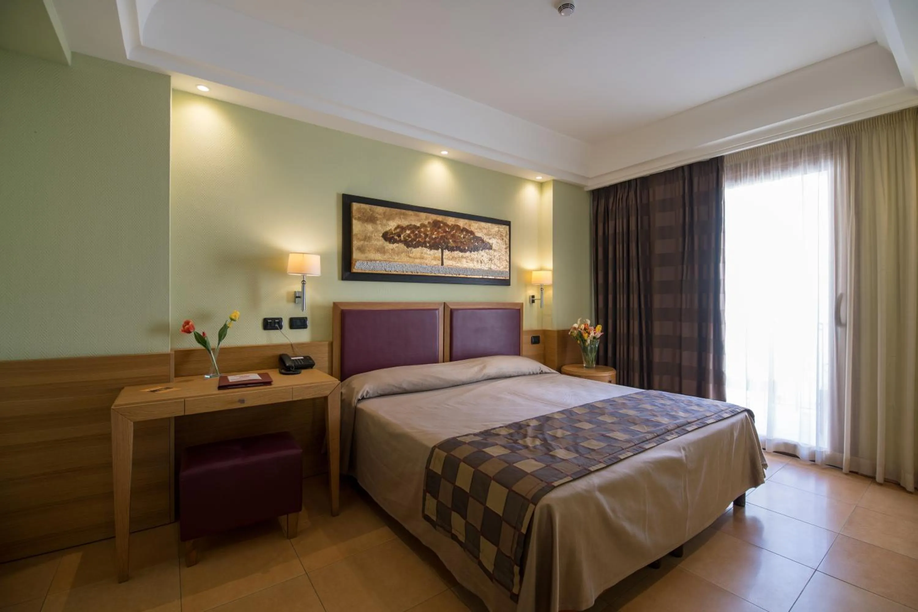 Bed in Artemis Hotel