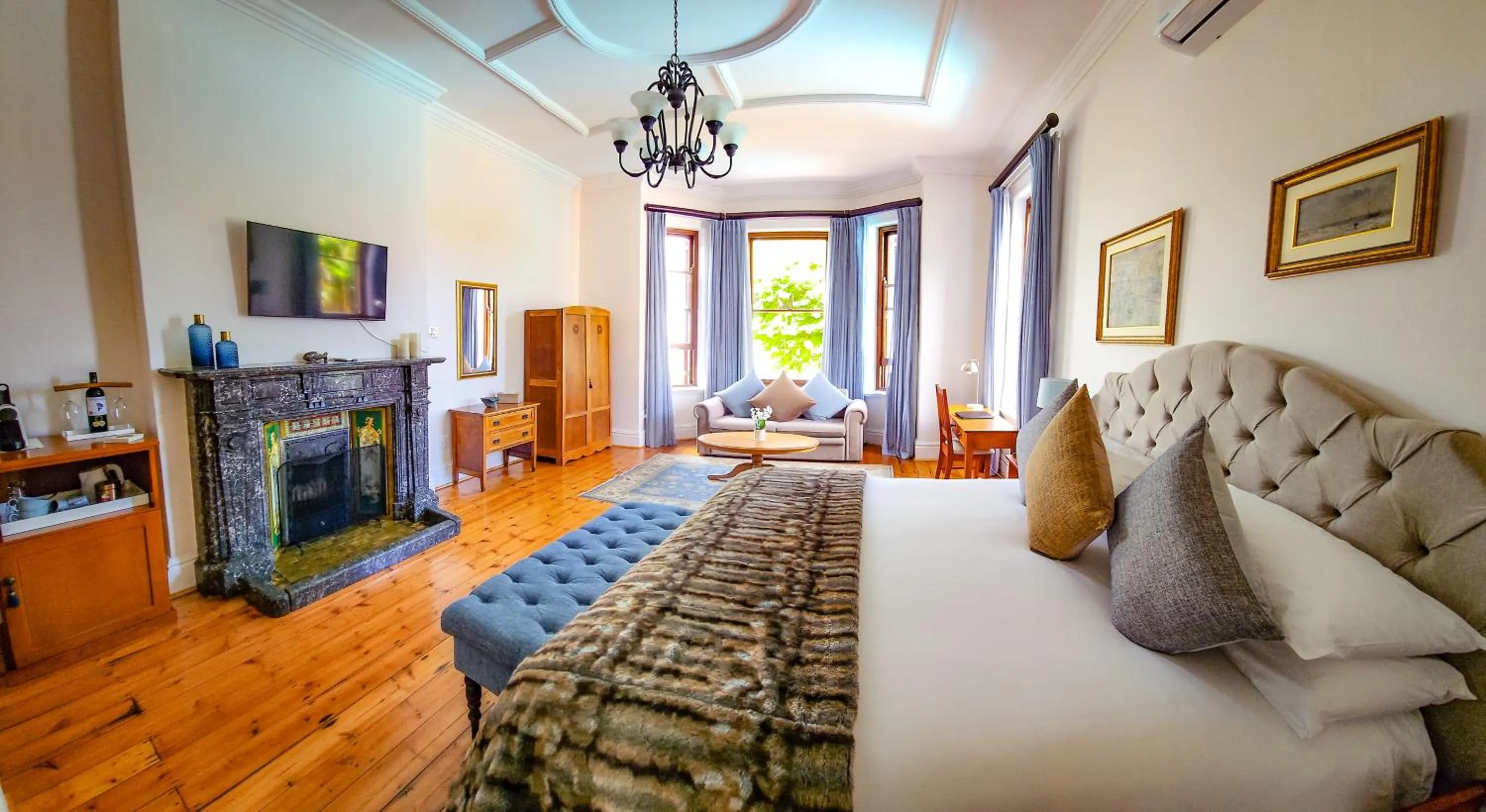 Decorative detail in Carmichael House Boutique Hotel