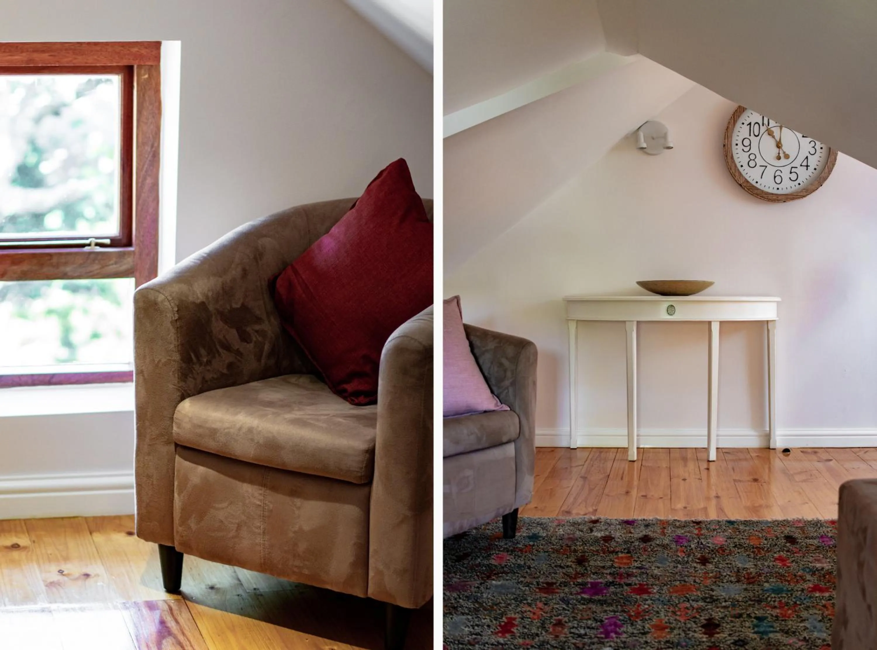Seating area in Carmichael House Boutique Hotel