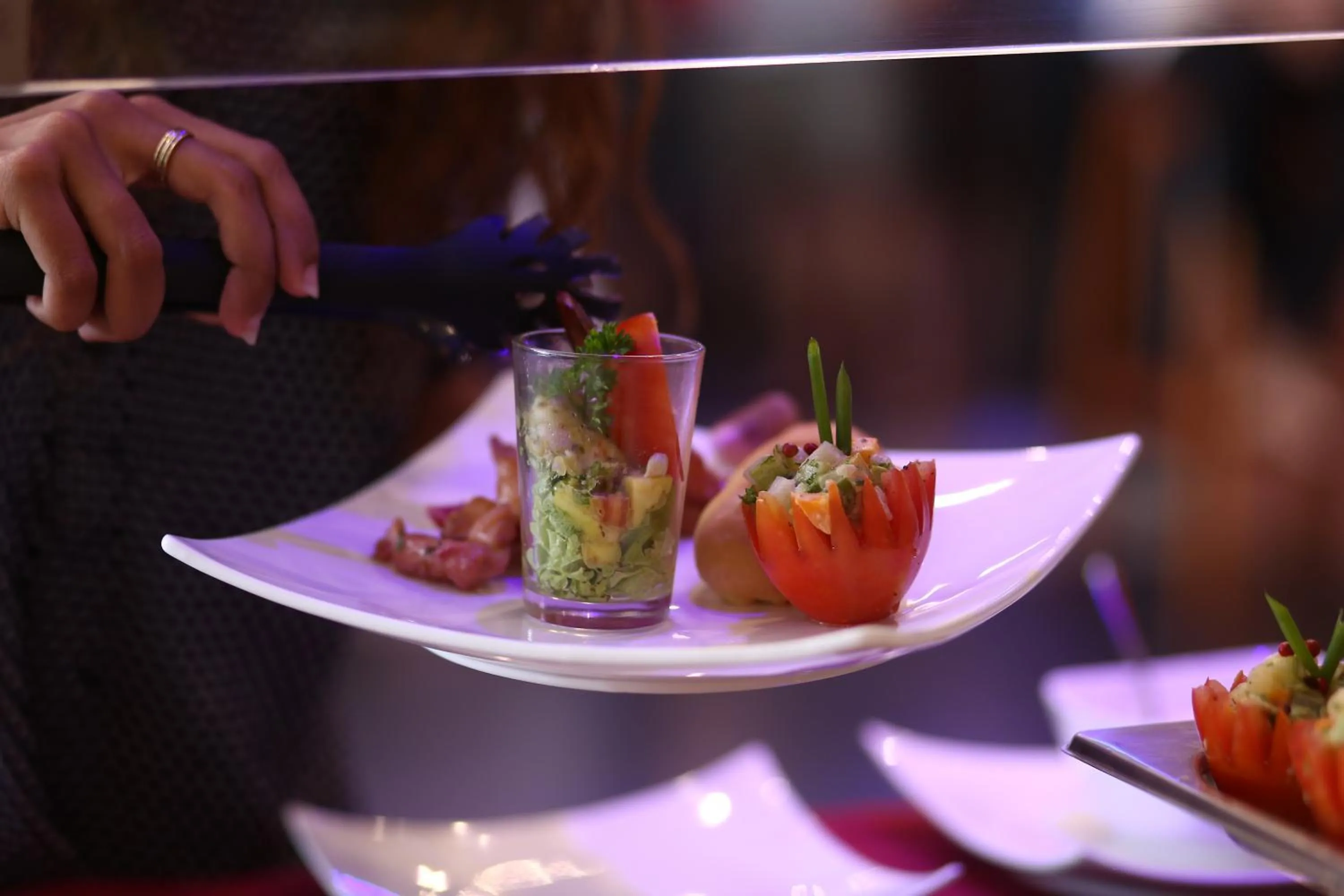 Dinner in The Streamliner Hotel Apartment