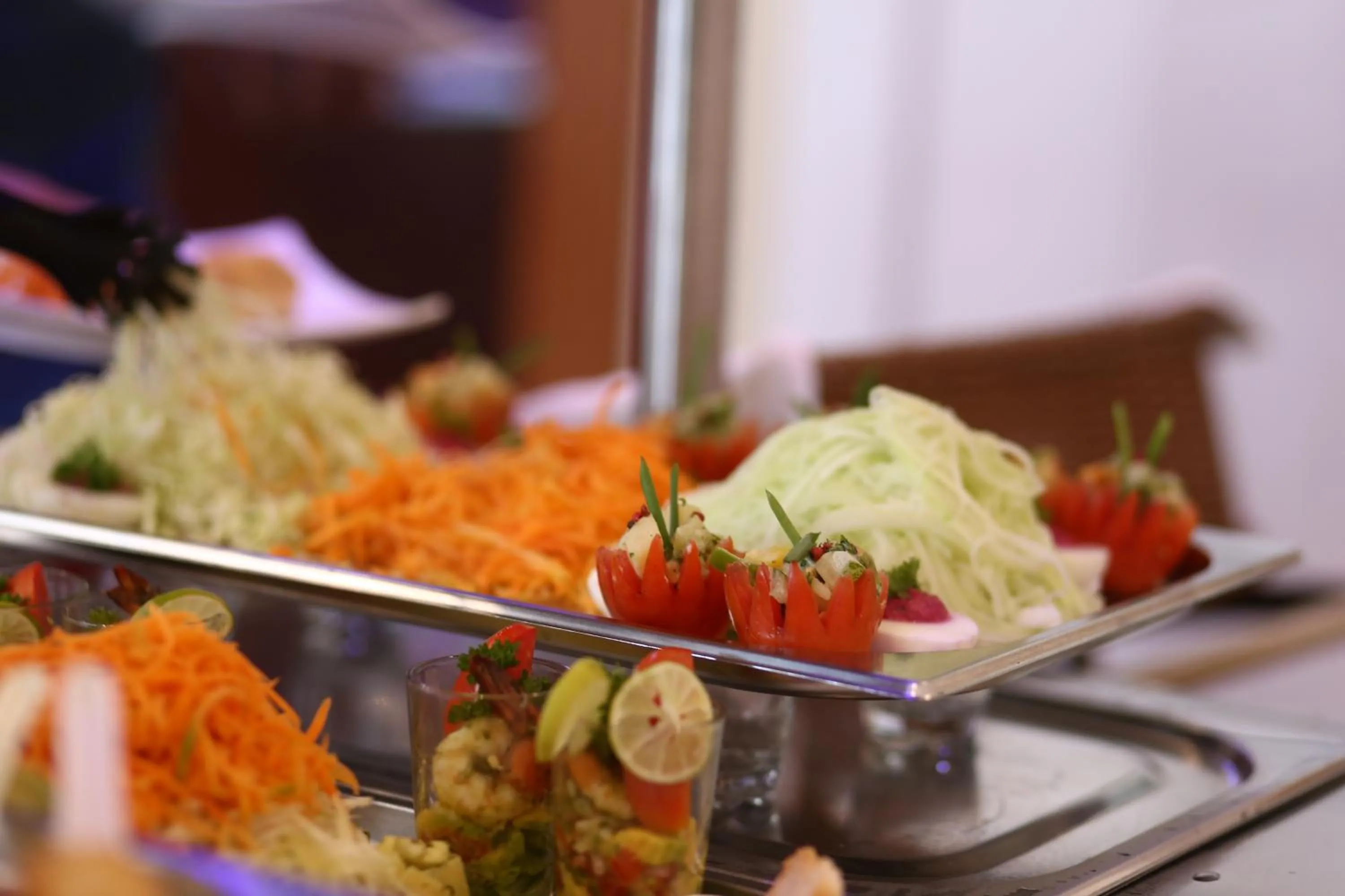 Dinner in The Streamliner Hotel Apartment