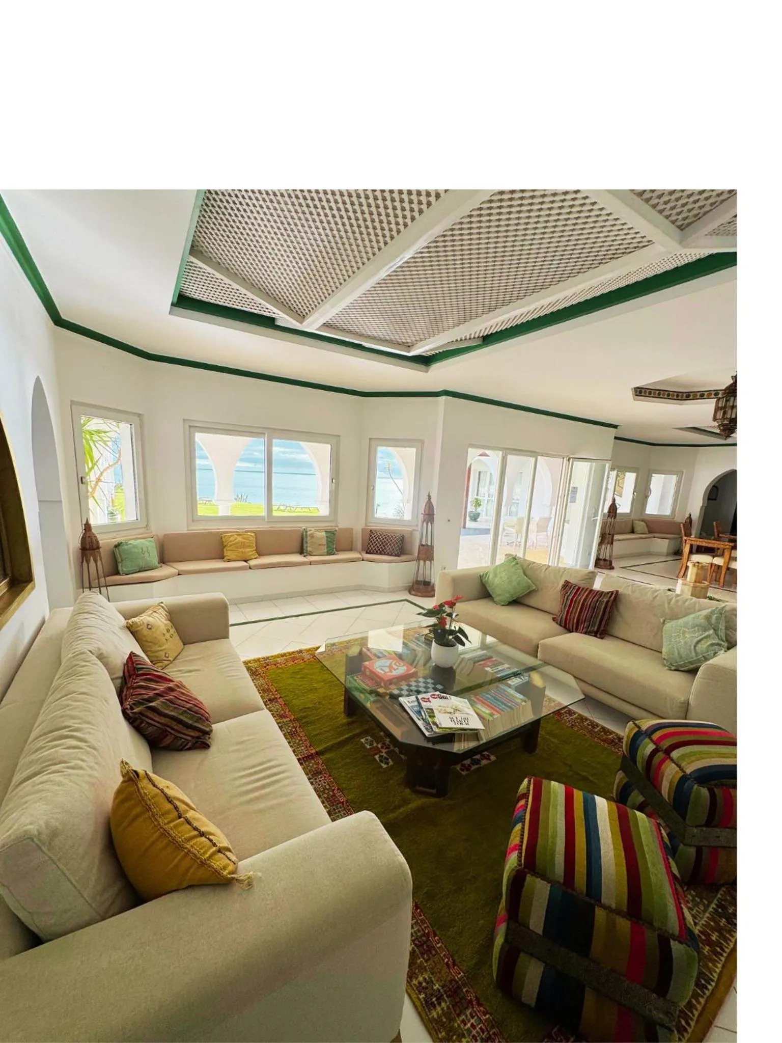 Living room in Villa Esmeralda