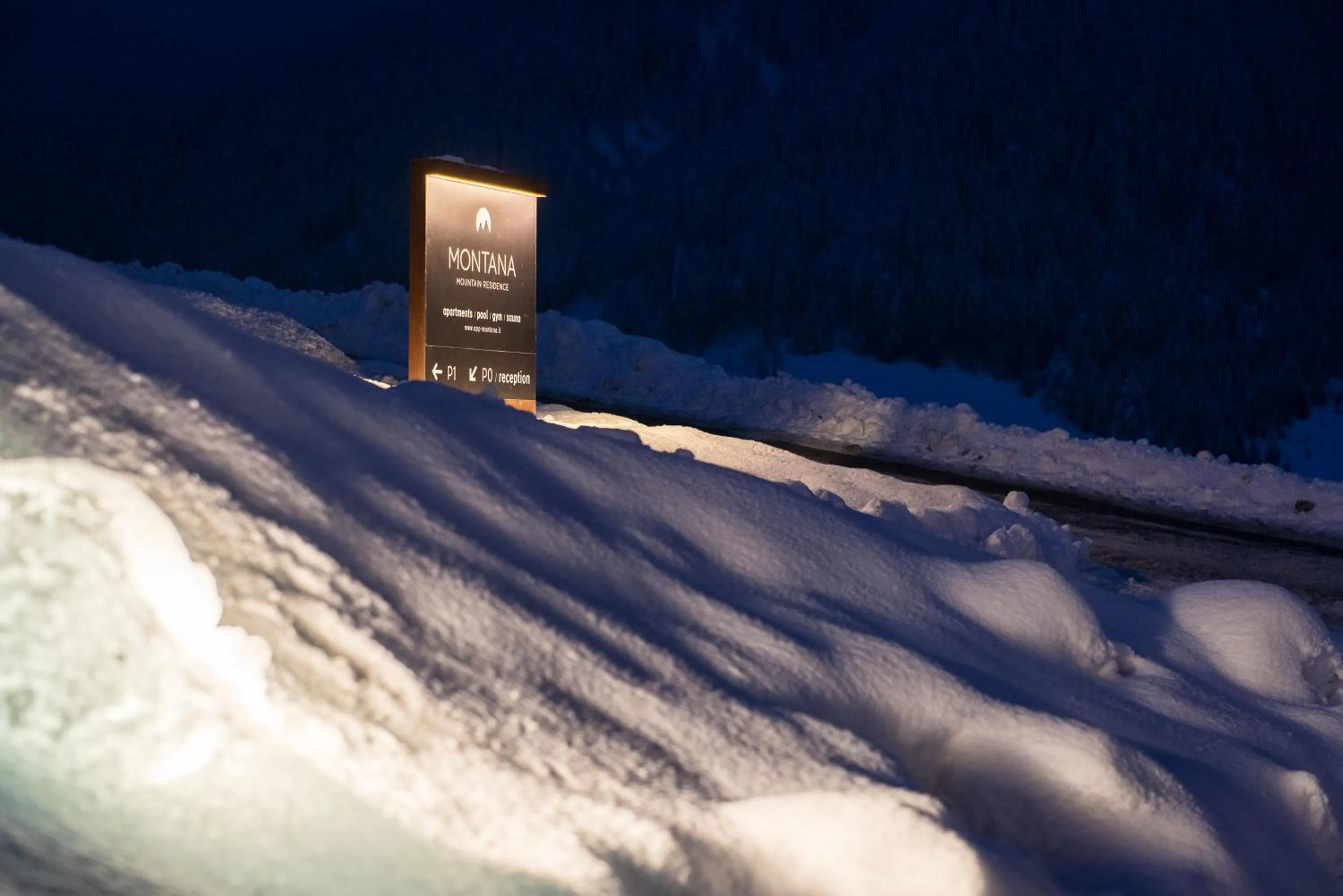 Winter in Mountain Residence Montana