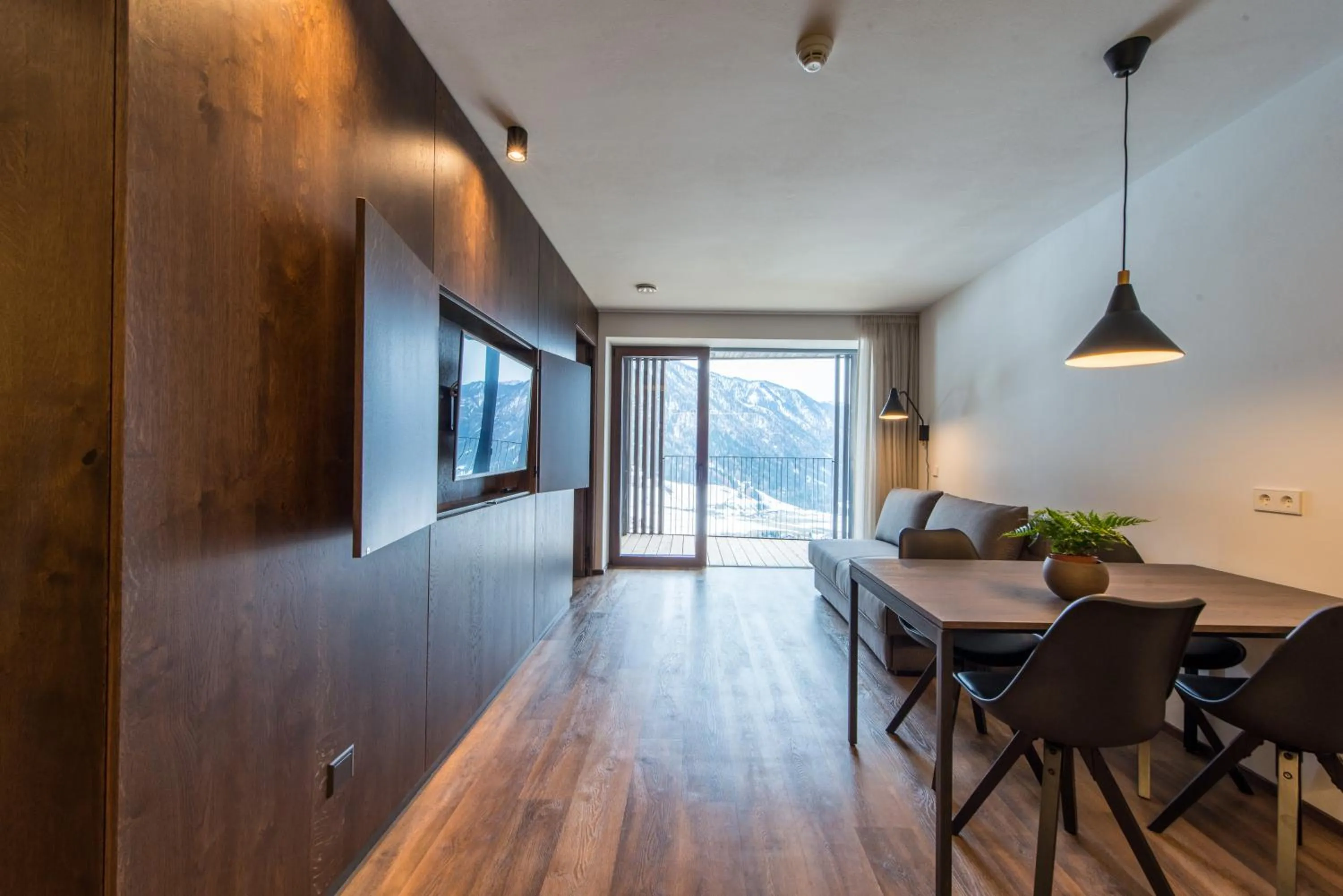 Living room in Mountain Residence Montana