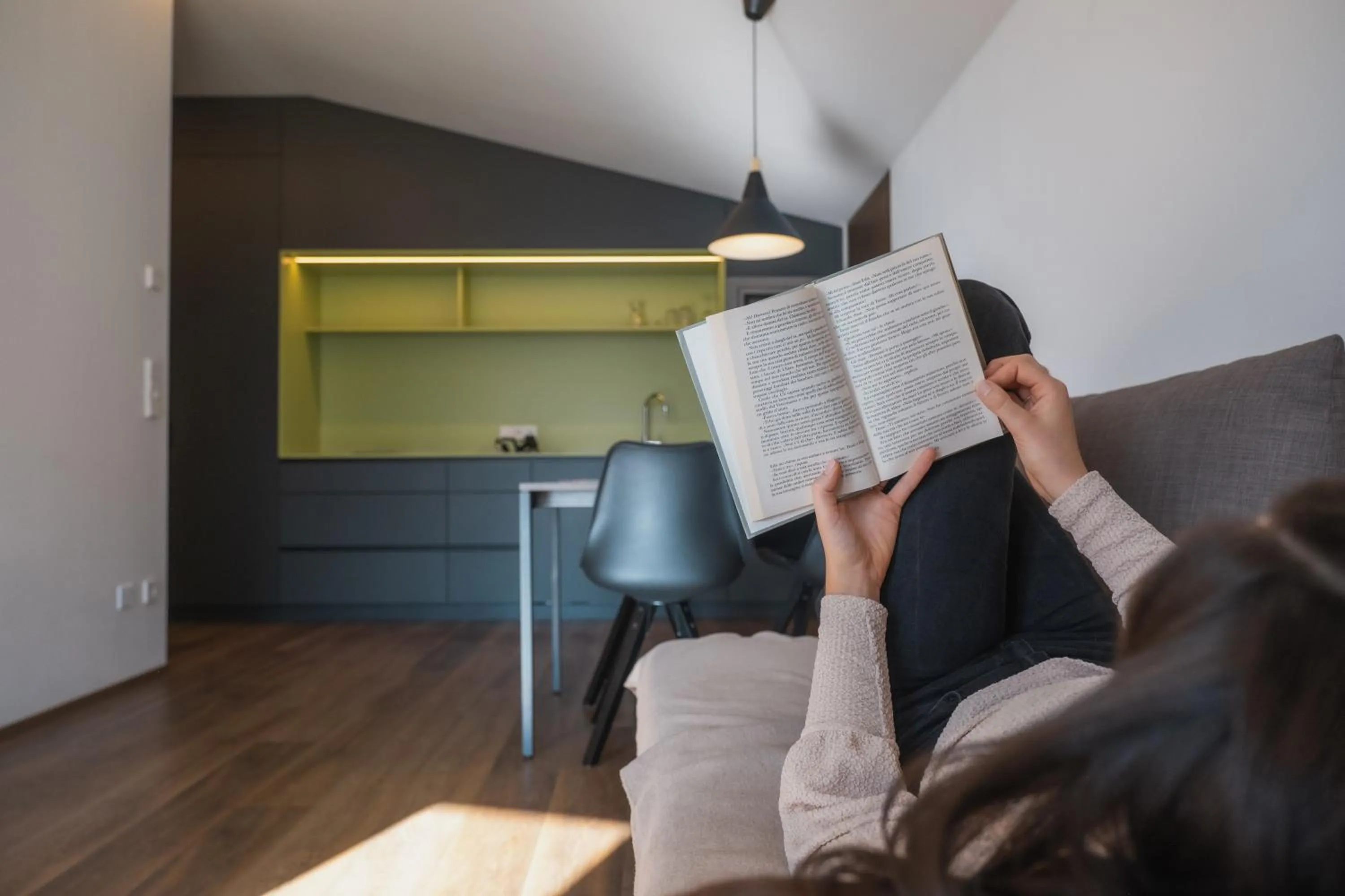 Living room in Mountain Residence Montana