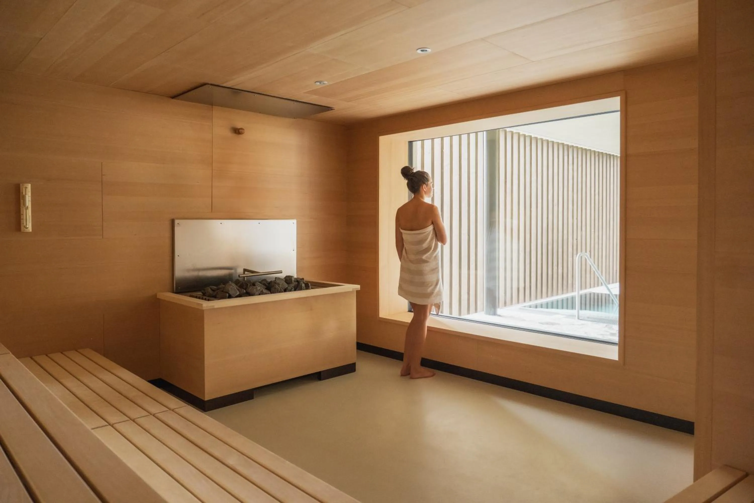 Sauna, Bed in Mountain Residence Montana