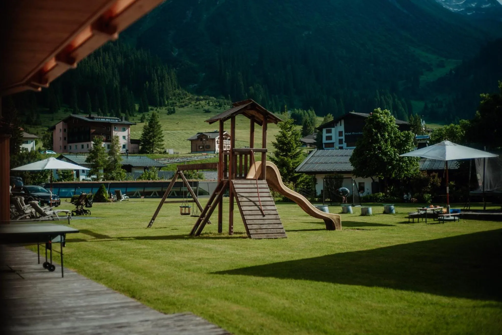 Children play ground in Hotel Austria