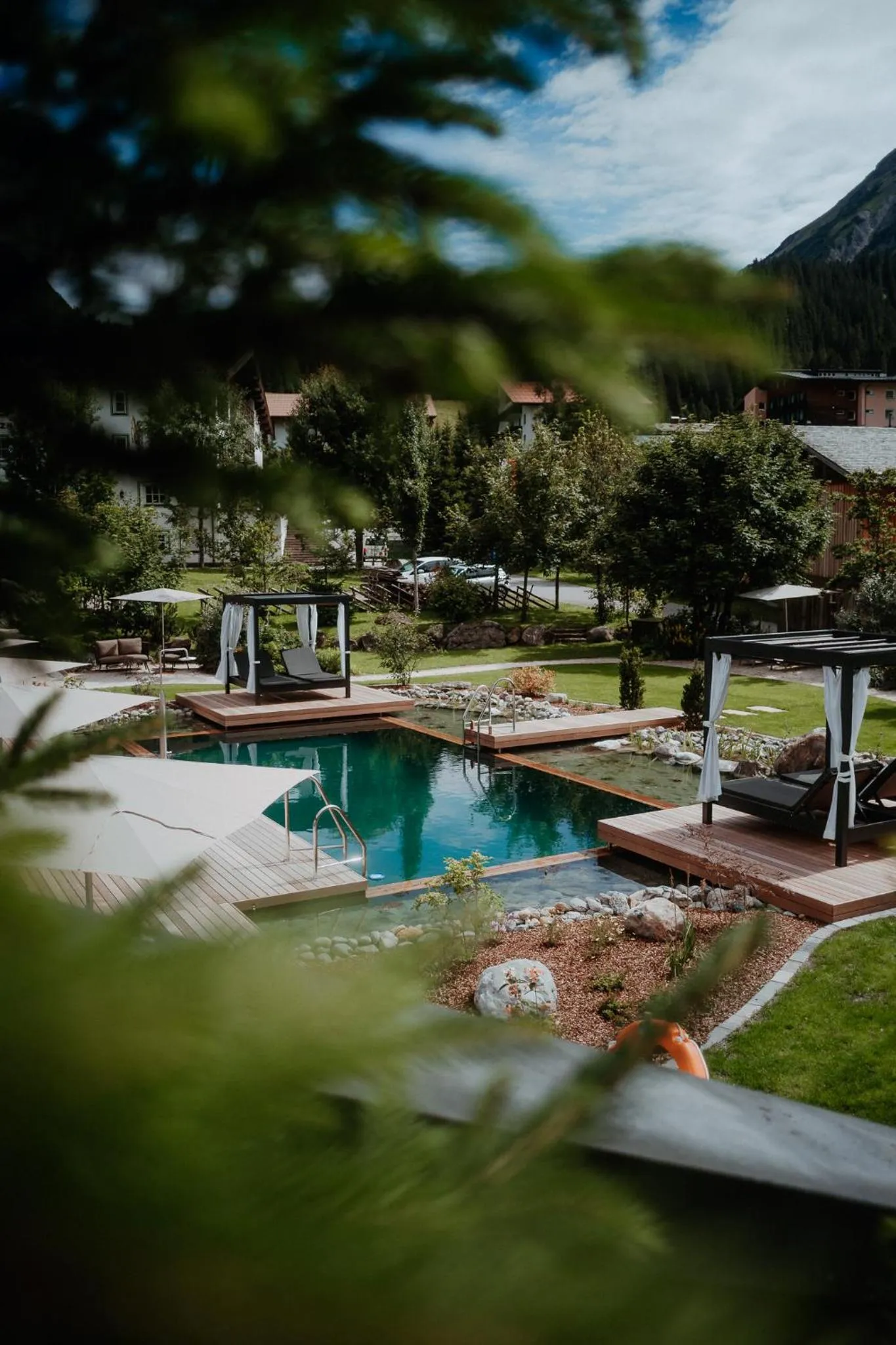 Pool view in Hotel Austria