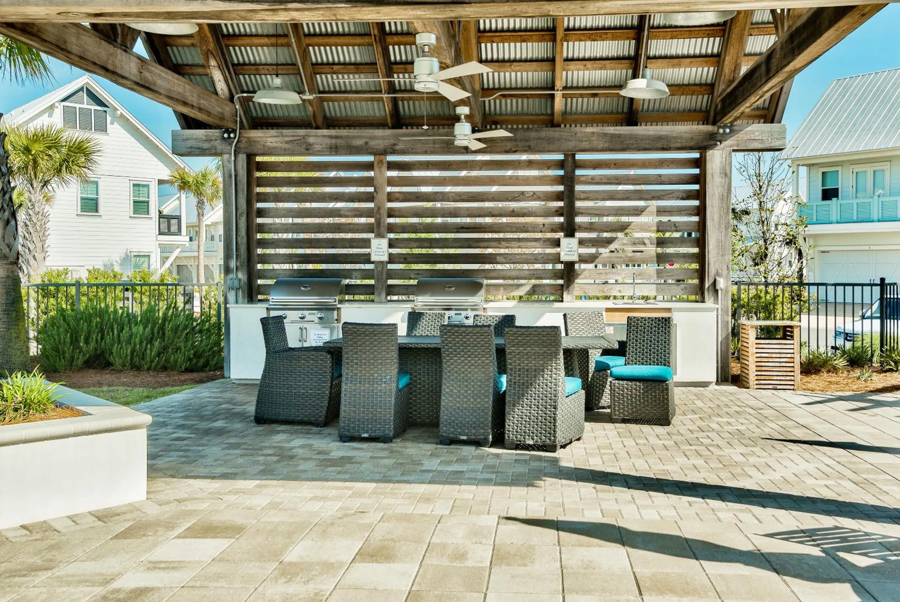 Patio in Prominence on 30A Vacation Homes