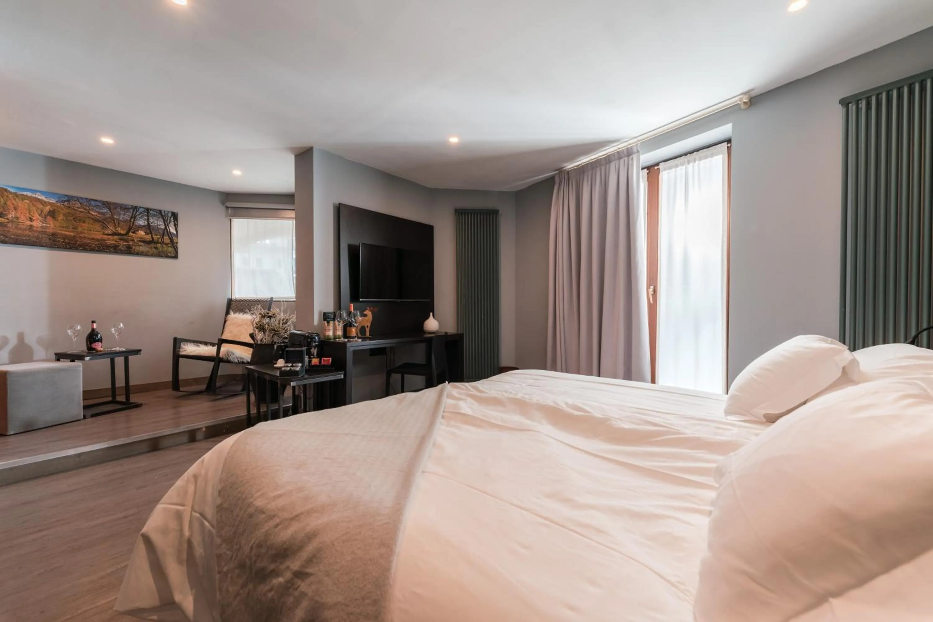 View (from property/room), Bed in Hotel Europa