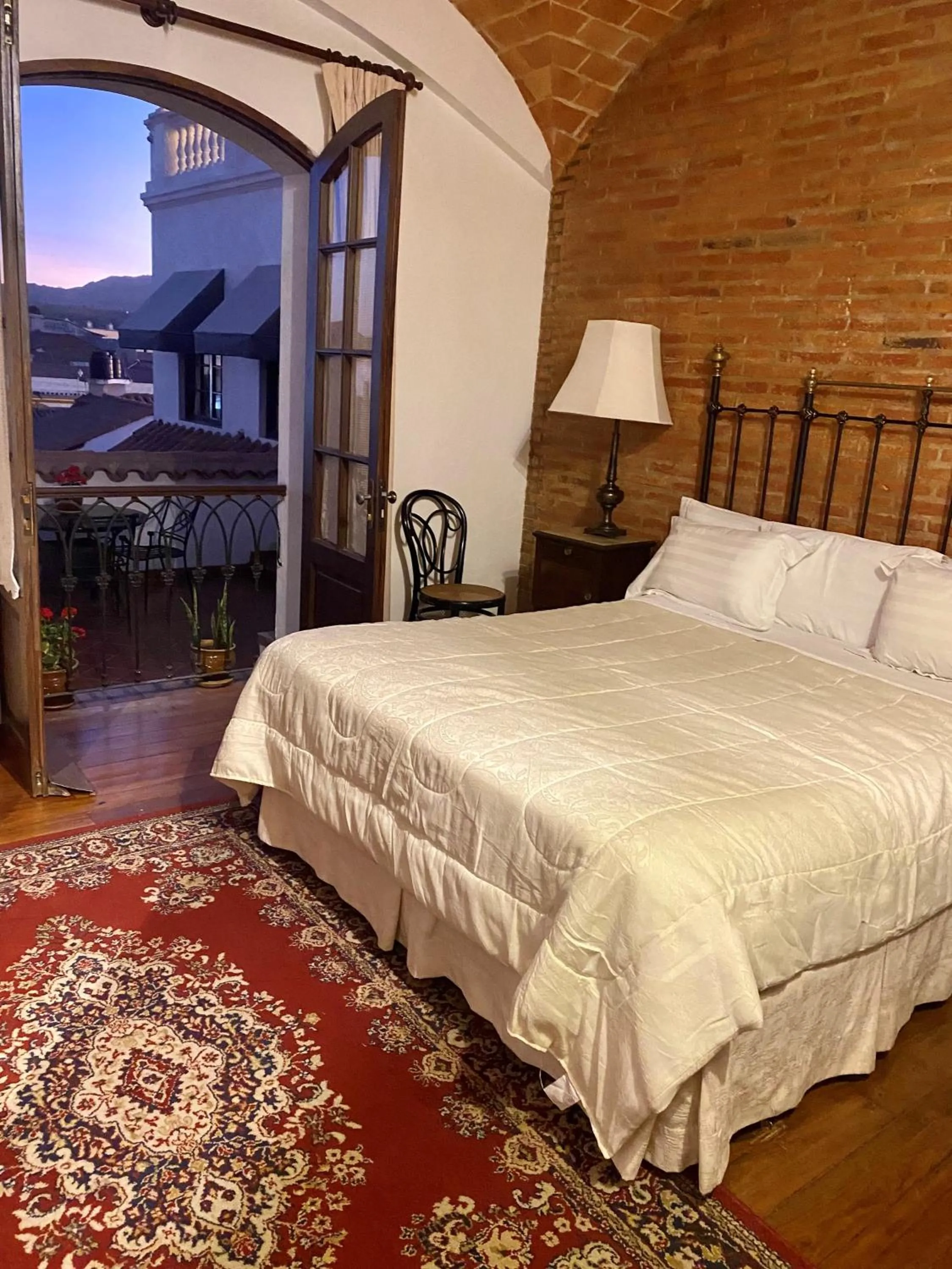 Bed in Parador Santa Maria La Real