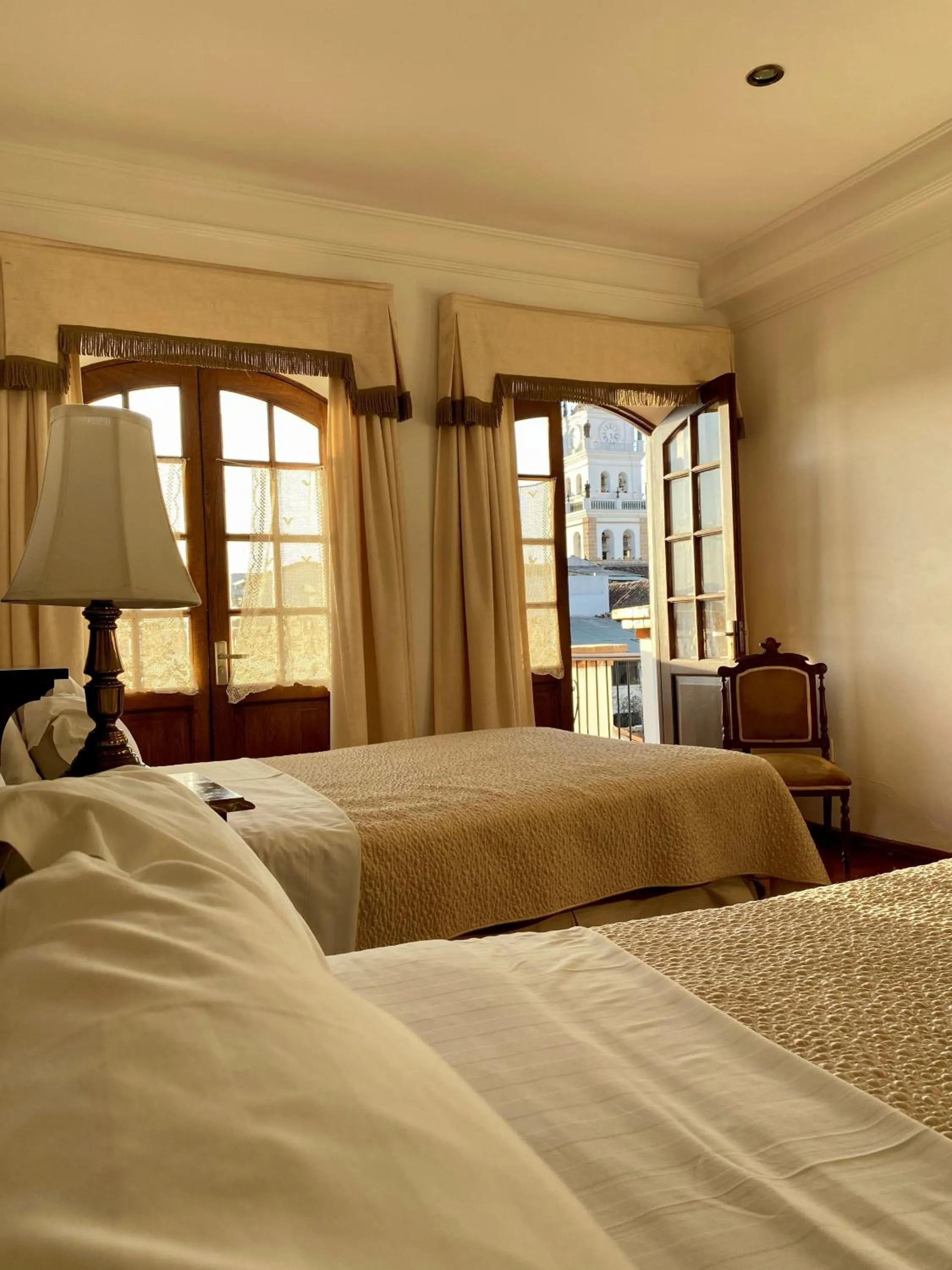 Bed in Parador Santa Maria La Real