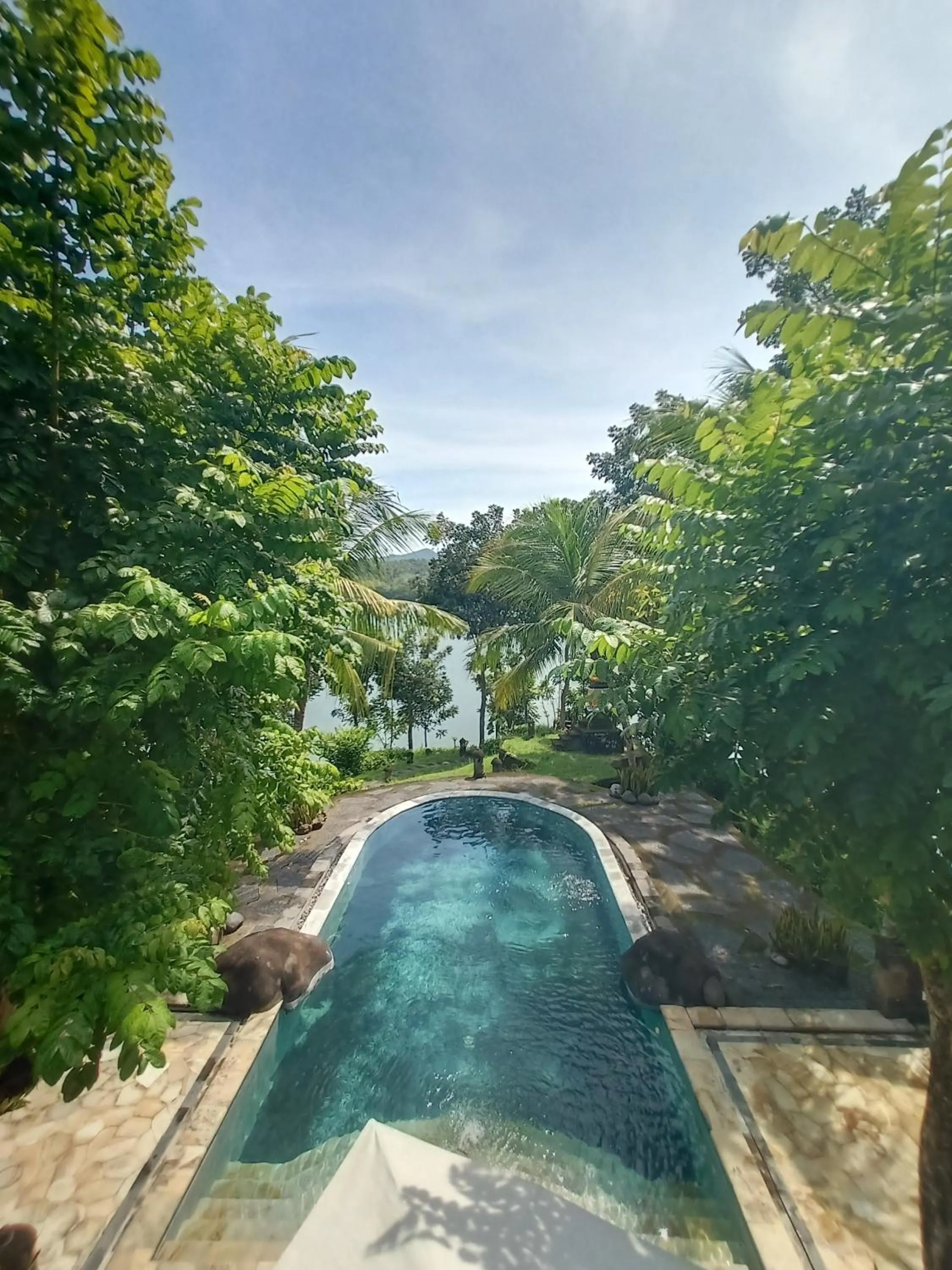 Swimming pool in Taman Wana Resort Palasari