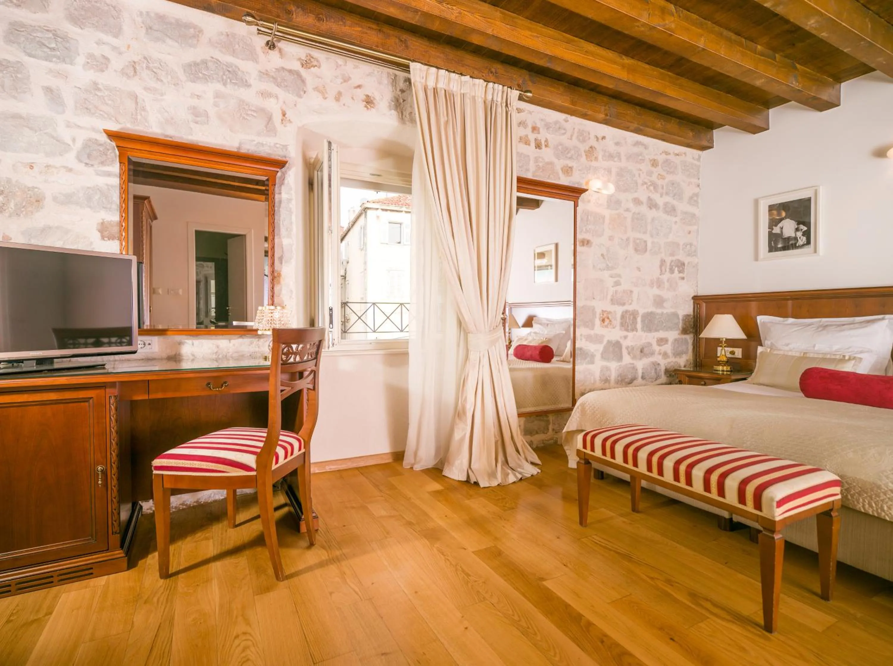 Bedroom, Bed in Judita Palace Heritage Hotel