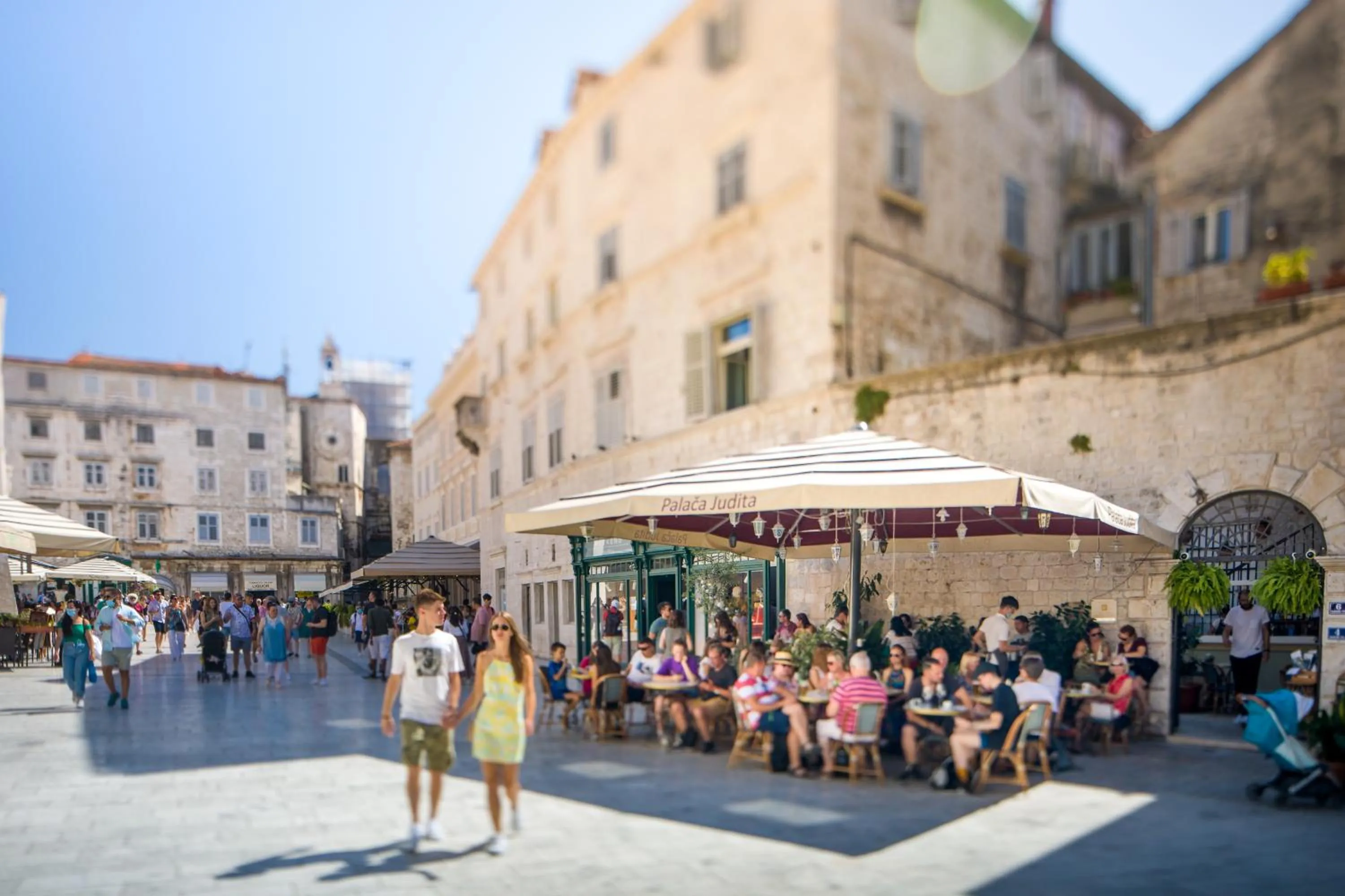Facade/entrance in Judita Palace Heritage Hotel