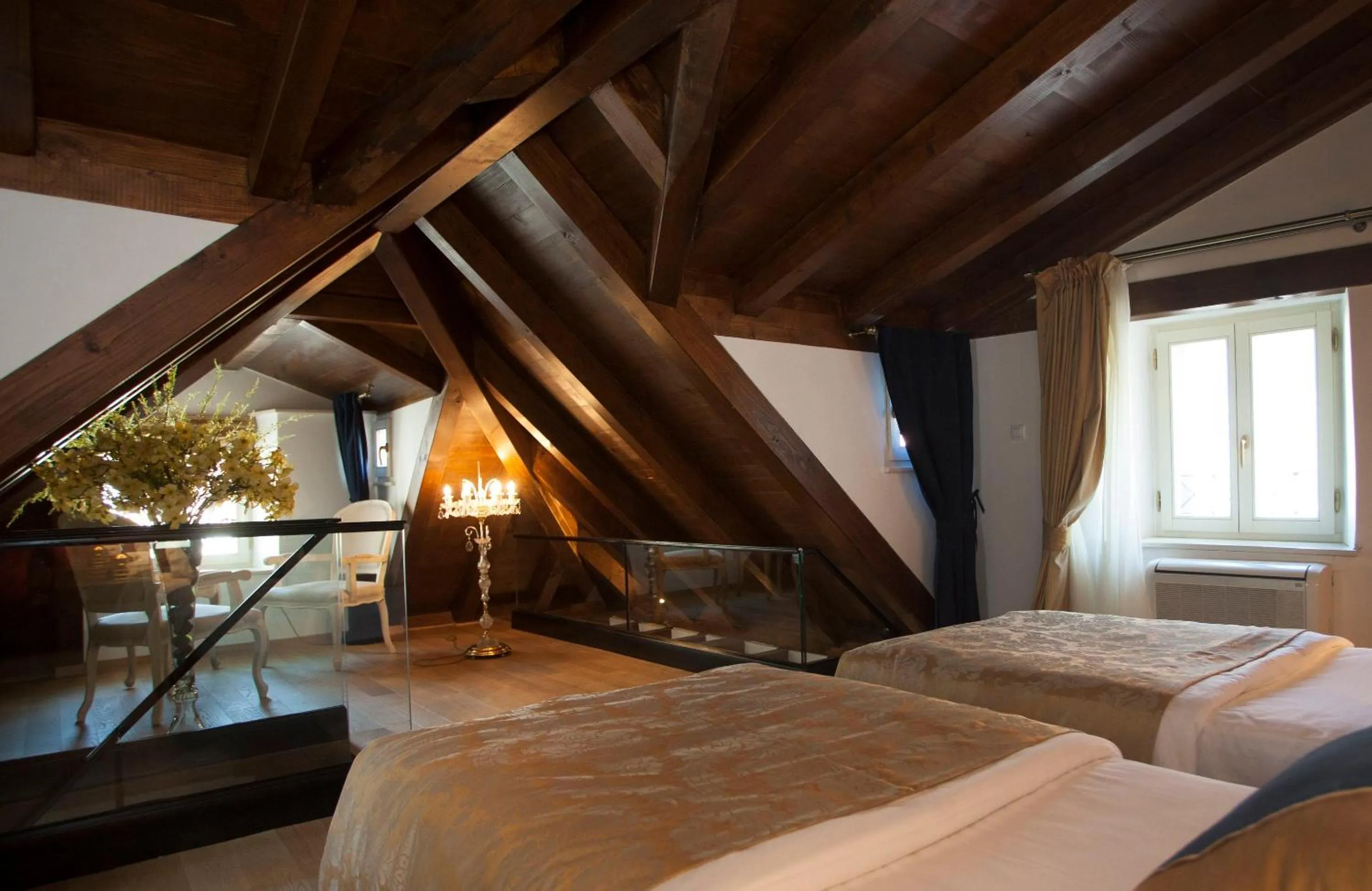 Photo of the whole room, Bed in Judita Palace Heritage Hotel