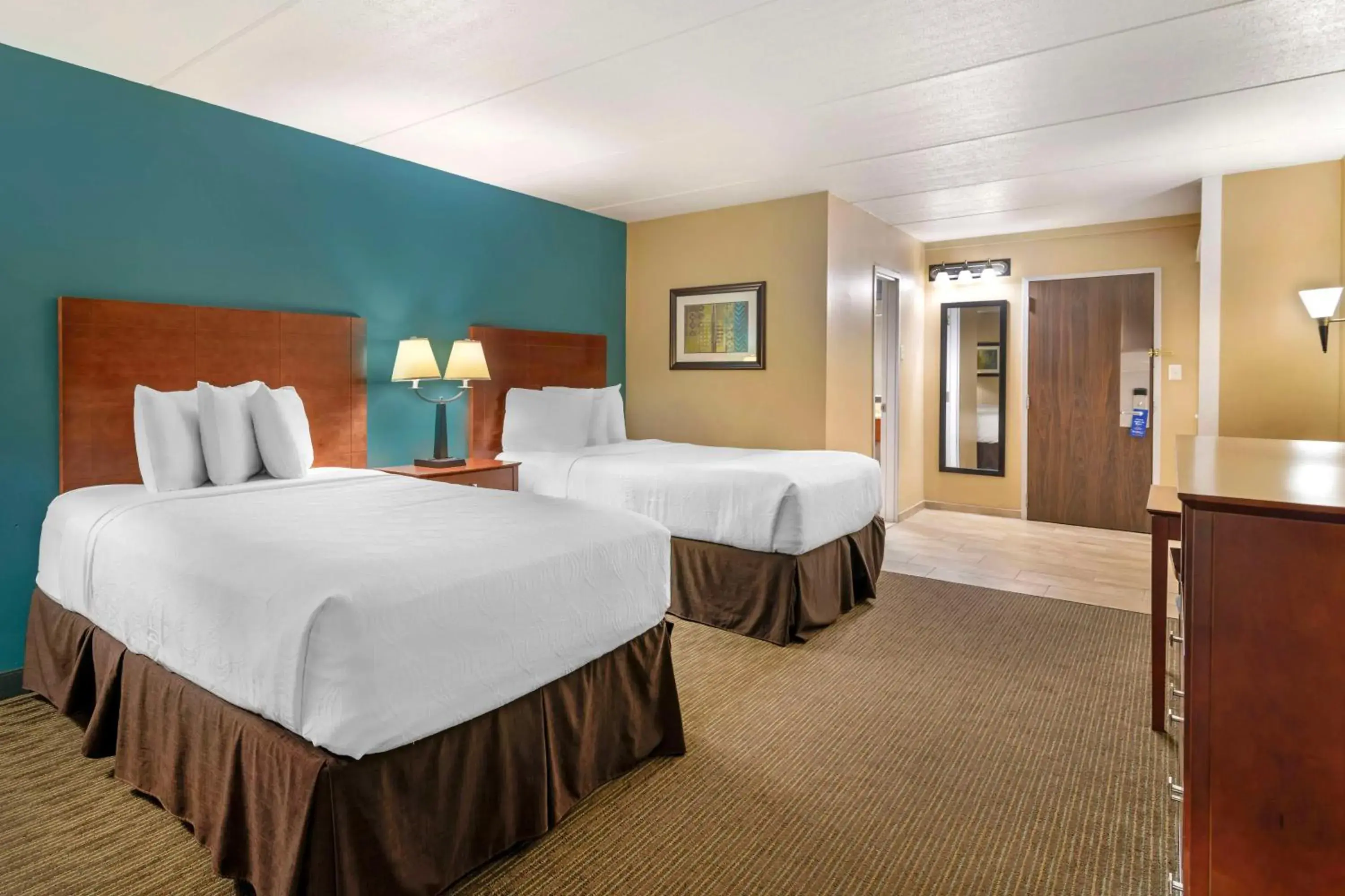Double Room with Two Double Beds - Poolside in Best Western Plus Plattsburgh Double Room with Two Double Beds - Poolside in Best Western Plus Plattsburgh