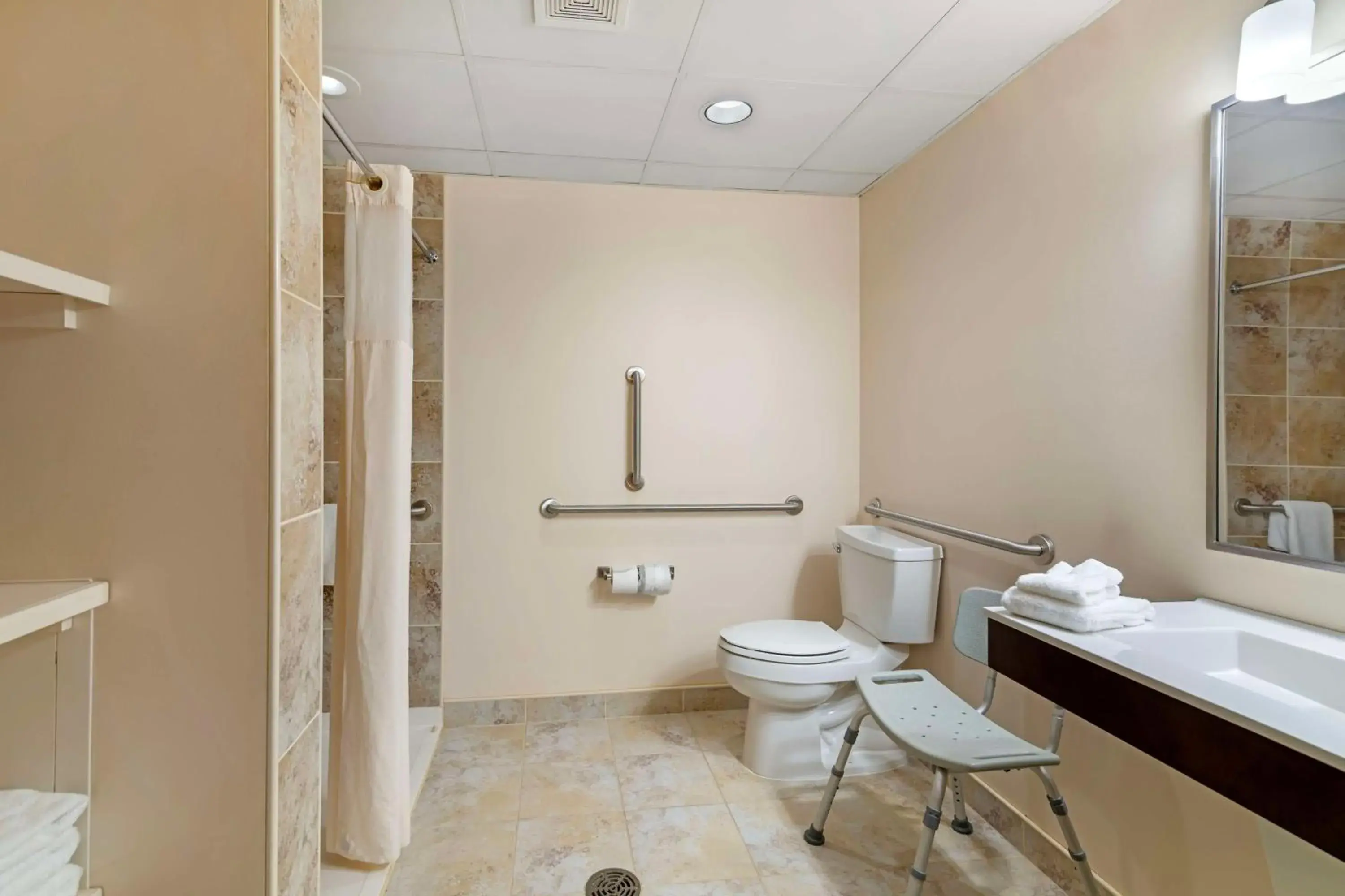 Double Room with Two Double Beds and Roll-In Shower - Disability Access/Non-Smoking in Best Western Plus Plattsburgh Double Room with Two Double Beds and Roll-In Shower - Disability Access/Non-Smoking in Best Western Plus Plattsburgh
